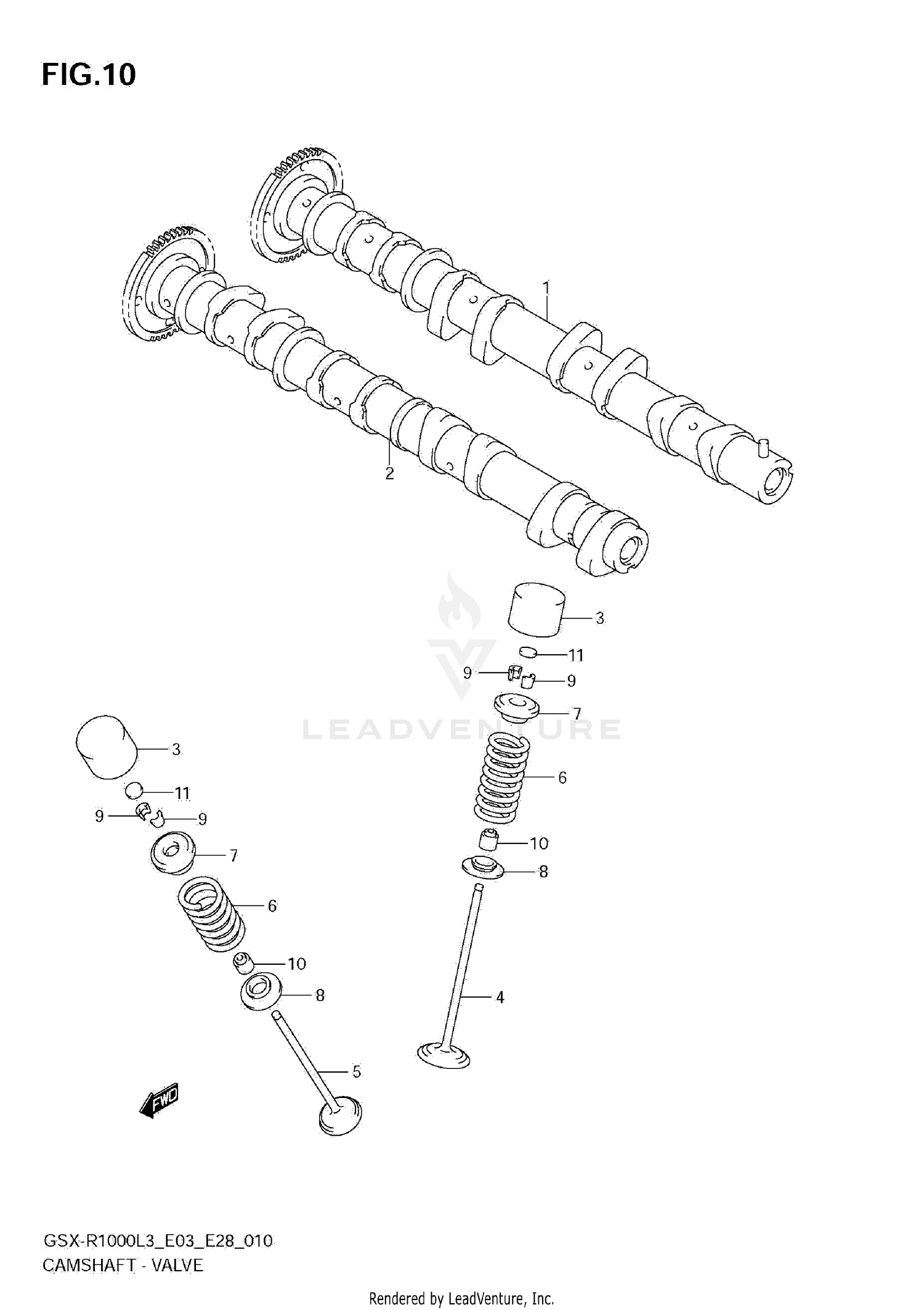 CAMSHAFT - VALVE