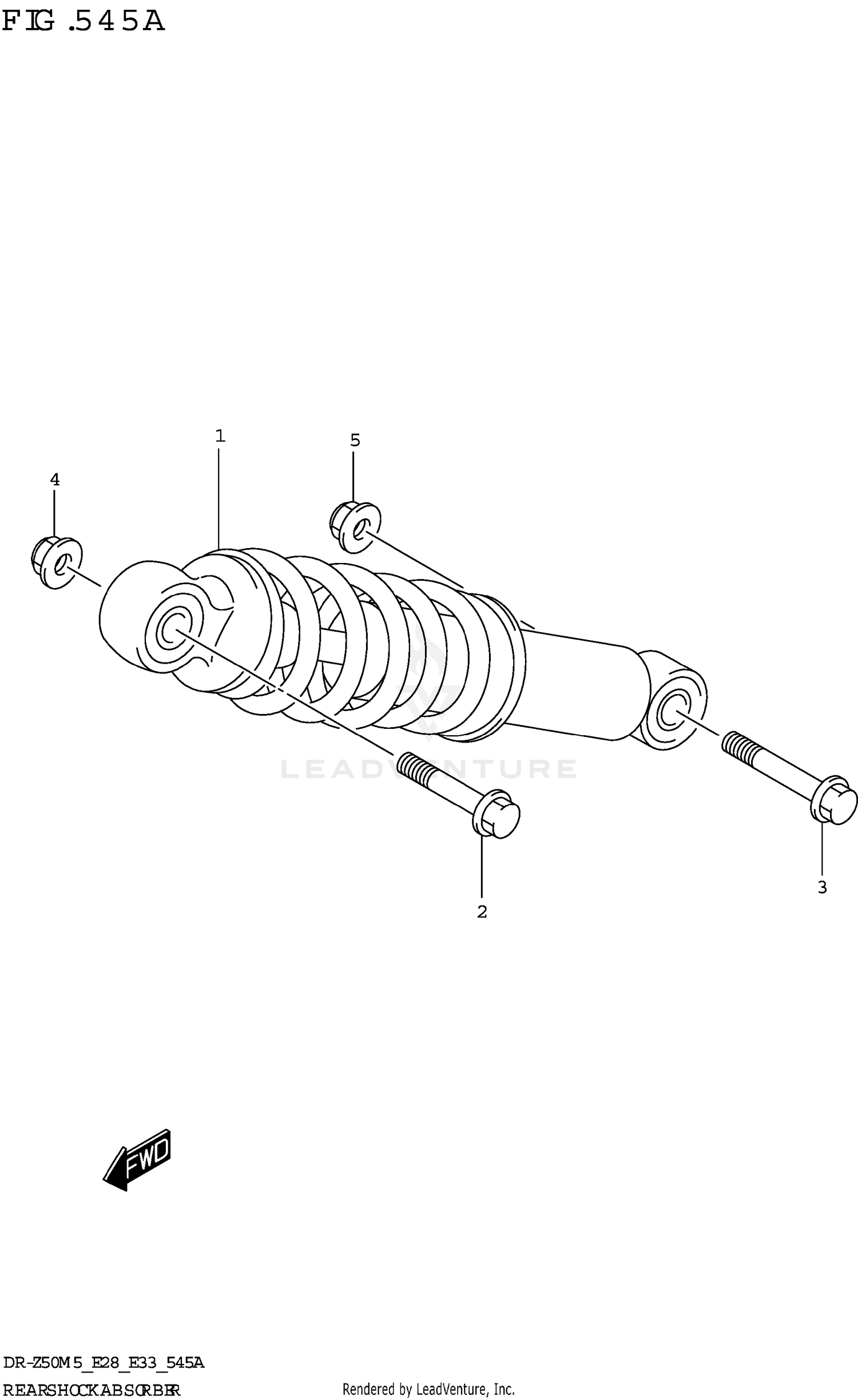 REAR SHOCK ABSORBER