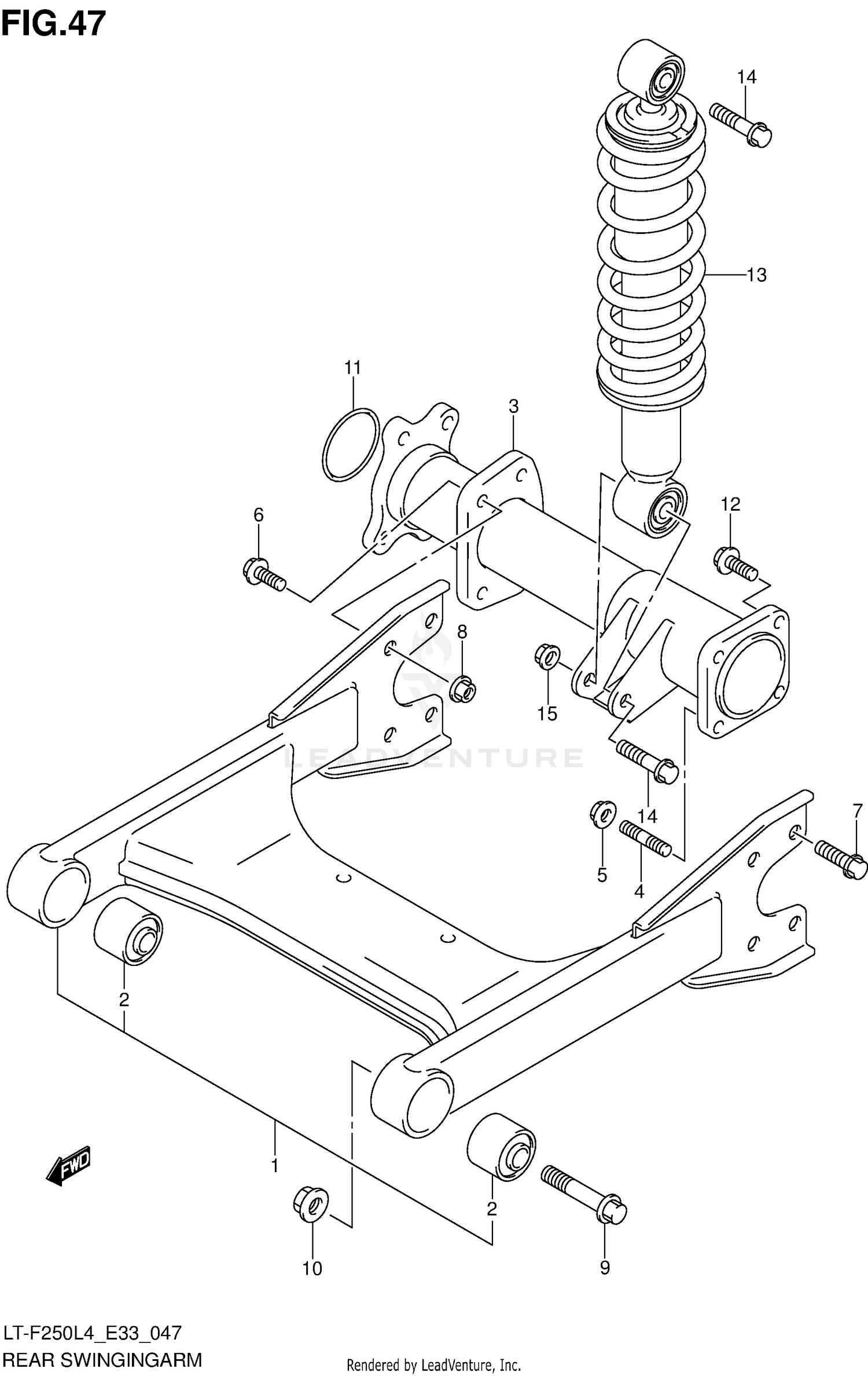REAR SWINGINGARM