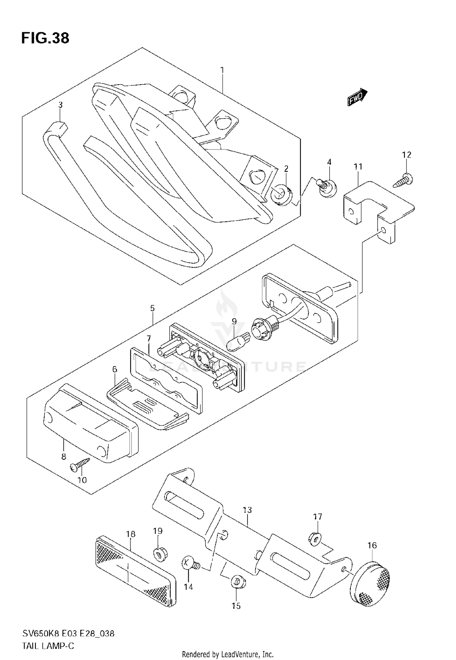 REAR COMBINATION LAMP