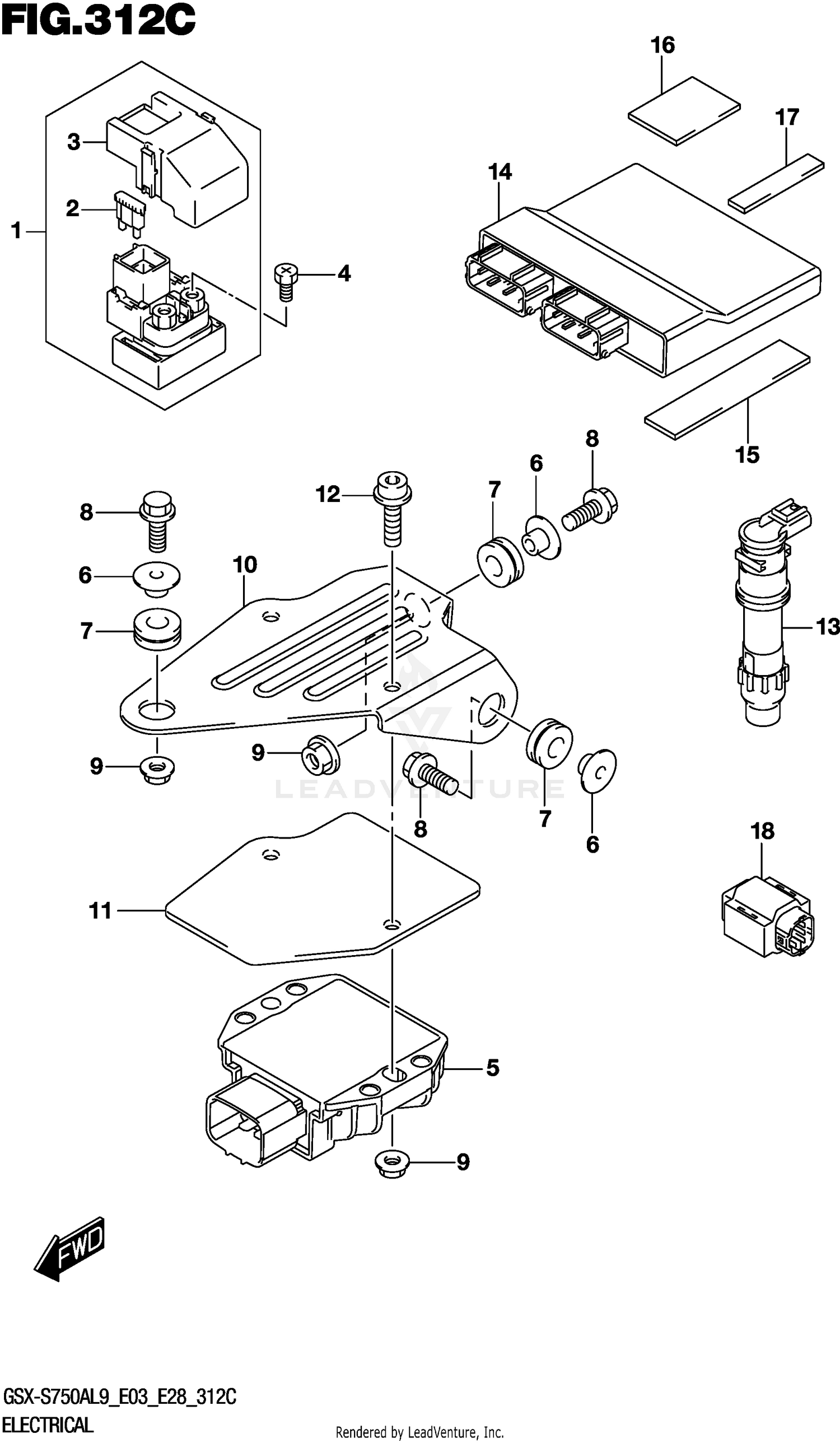ELECTRICAL (GSX-S750AL9 E28)