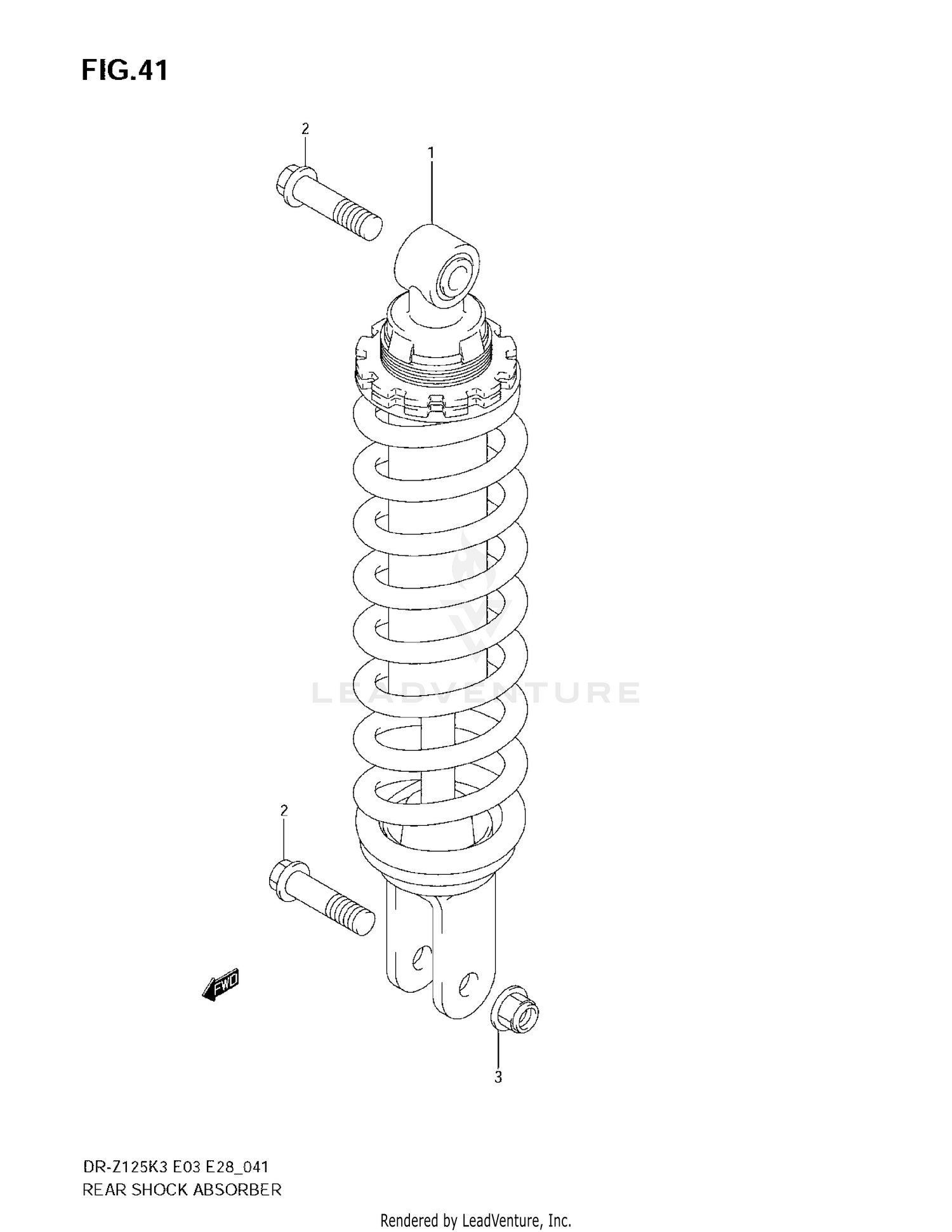 REAR SHOCK ABSORBER