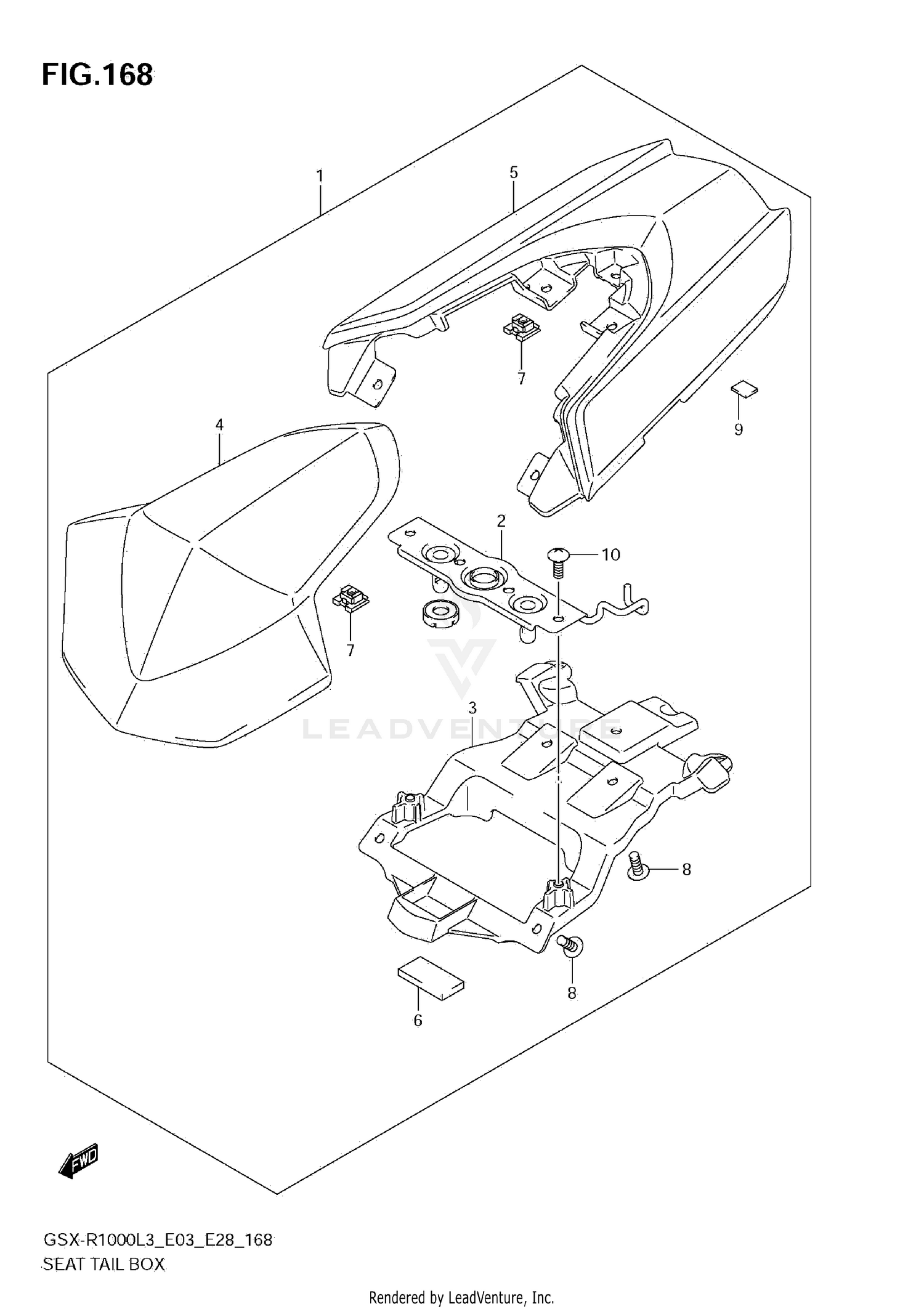 SEAT TAIL BOX (GSX-R1000ZL3 E03)