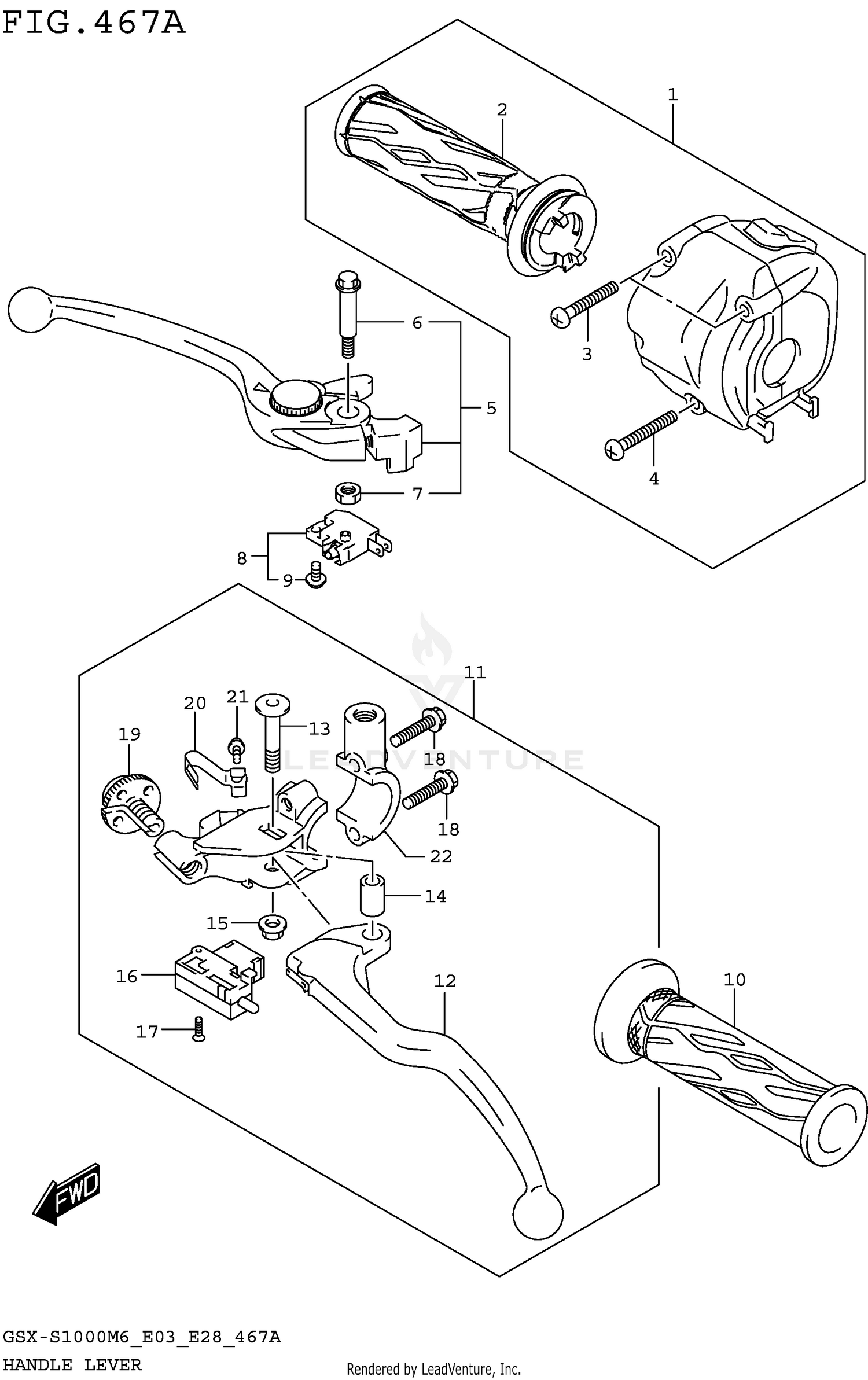 HANDLE LEVER