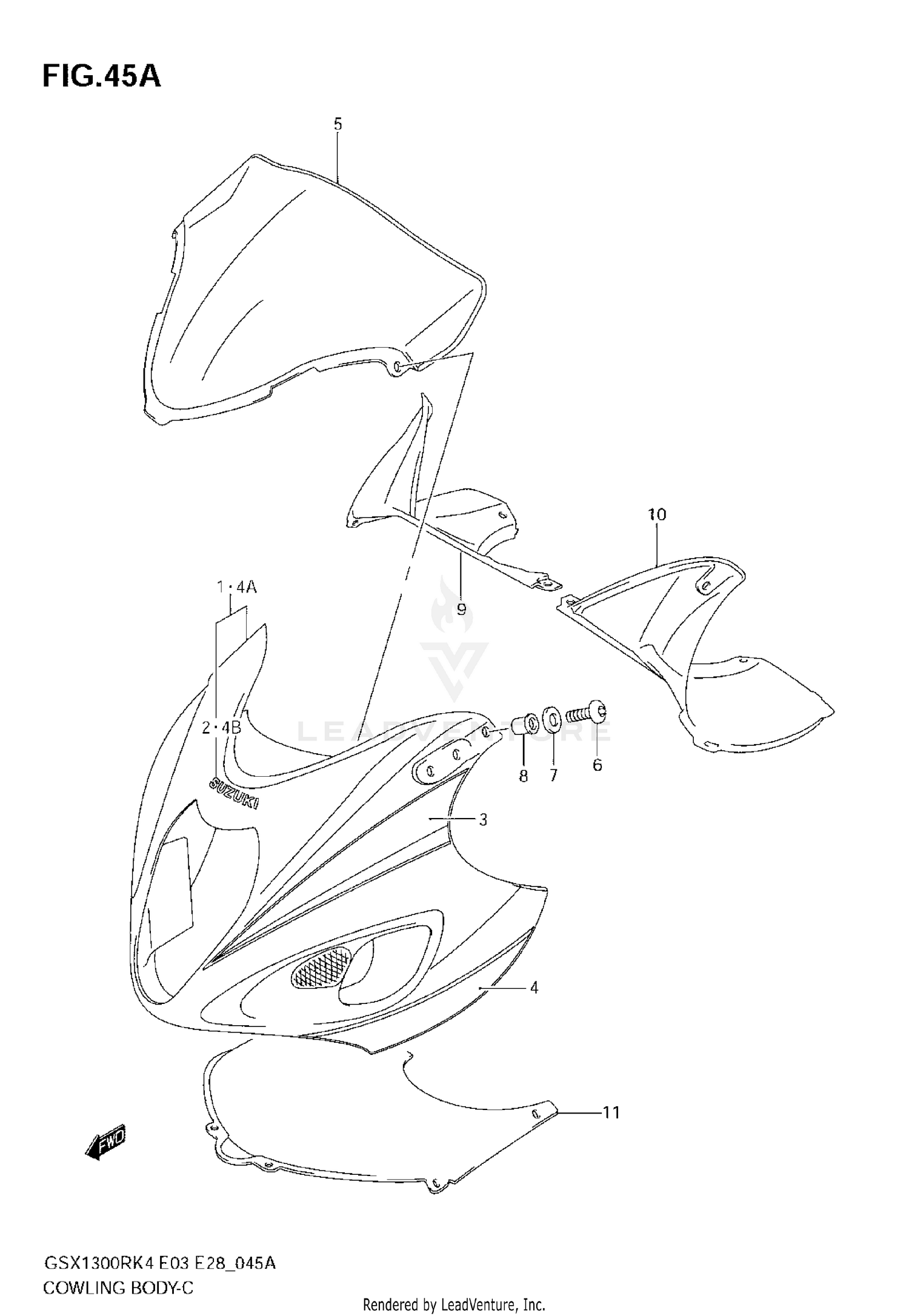 COWLING BODY (MODEL K5)