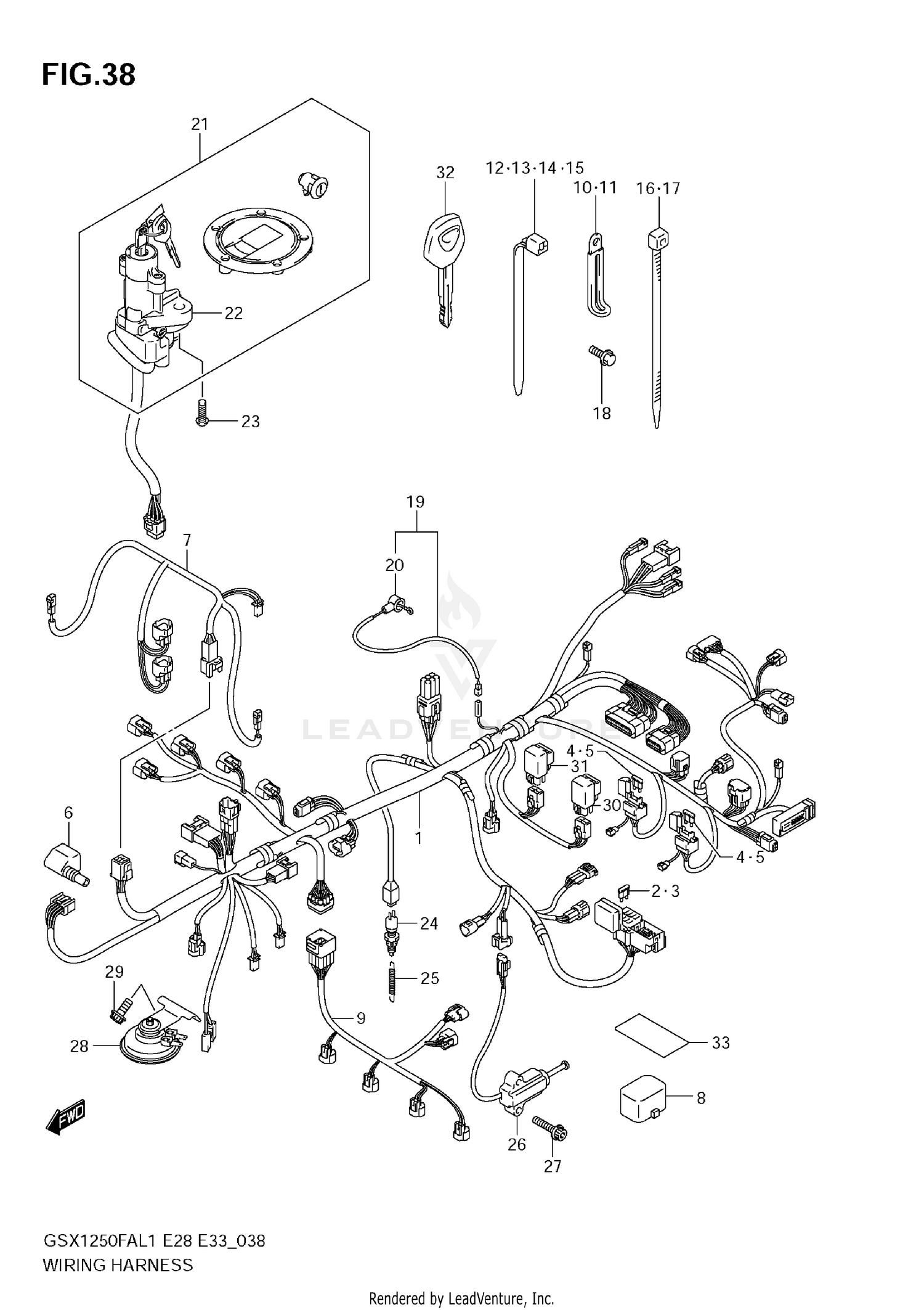 WIRING HARNESS (E28)