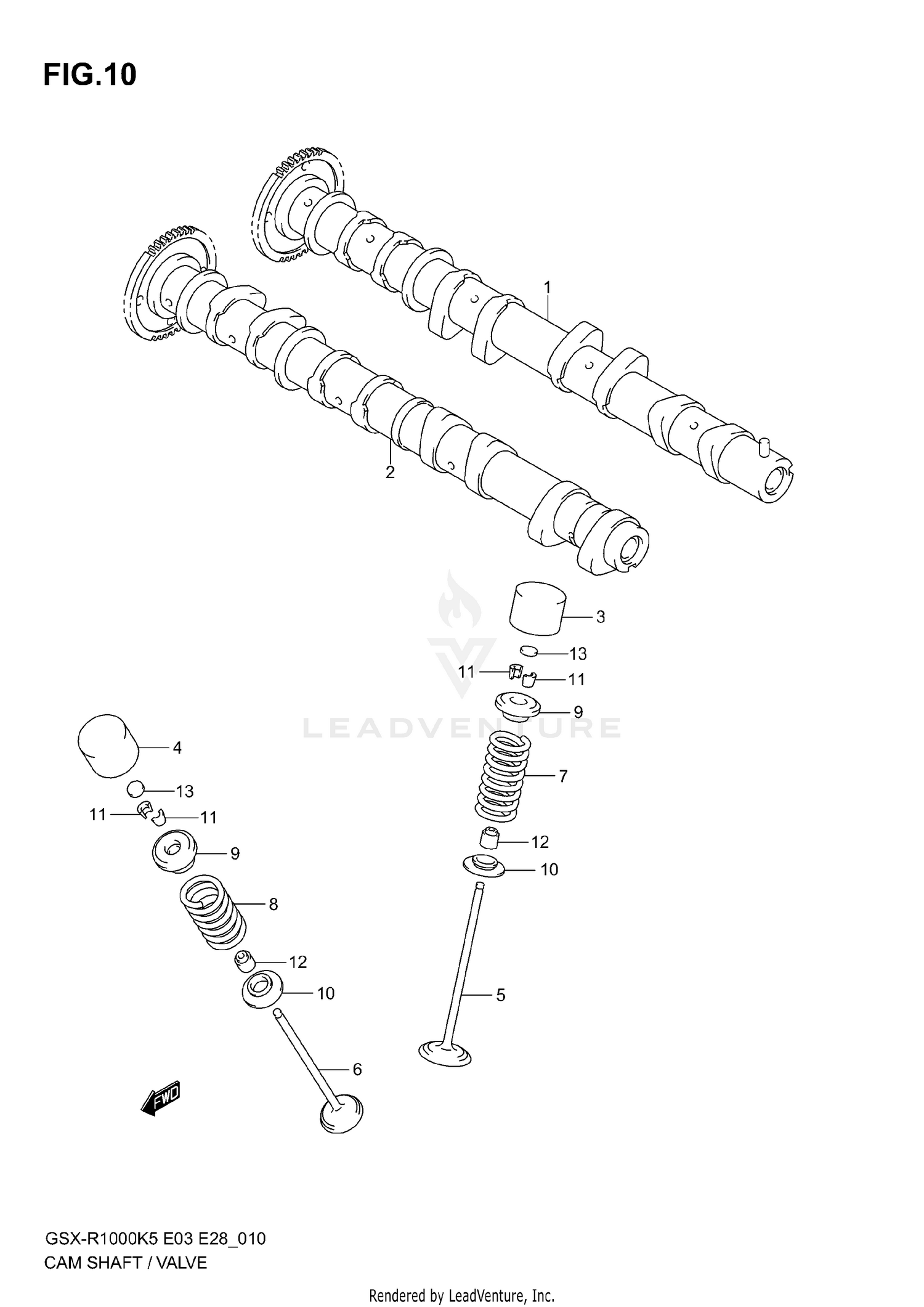 CAMSHAFT - VALVE