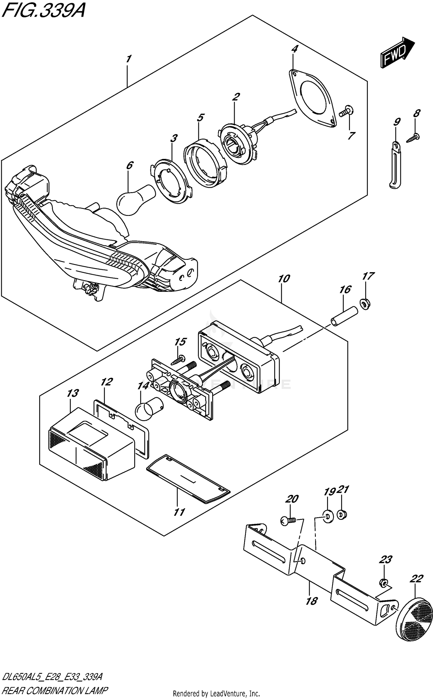 REAR COMBINATION LAMP