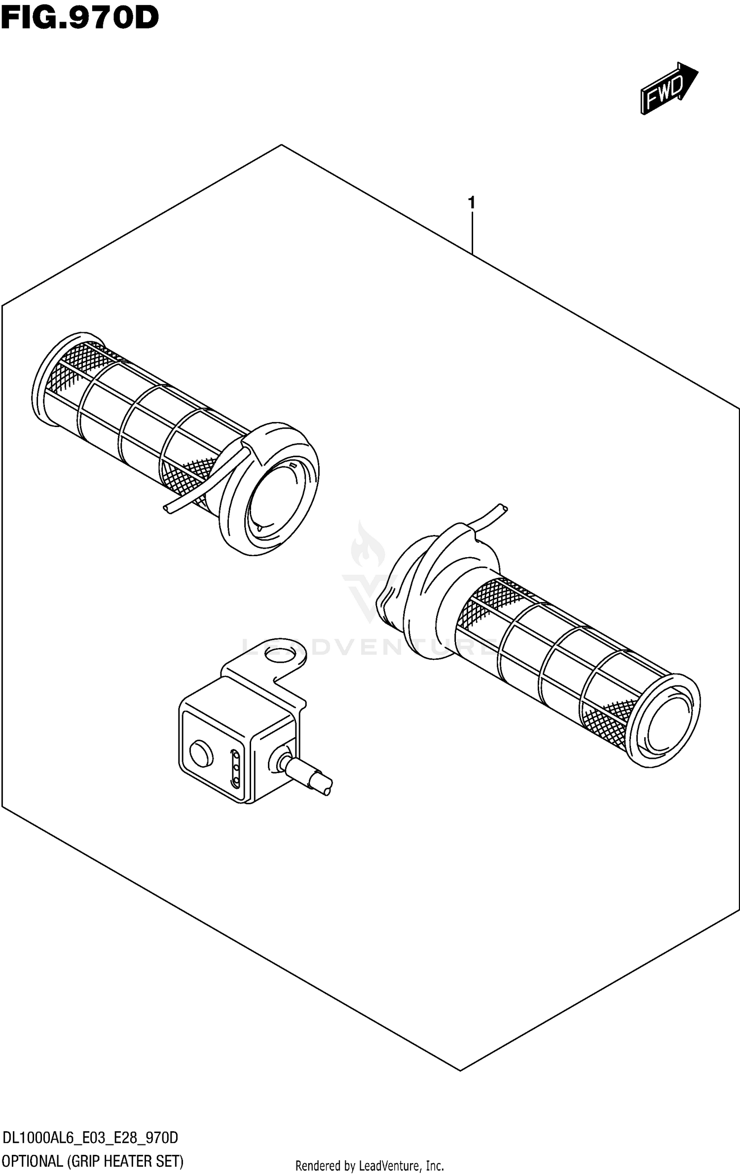 OPTIONAL (GRIP HEATER SET)