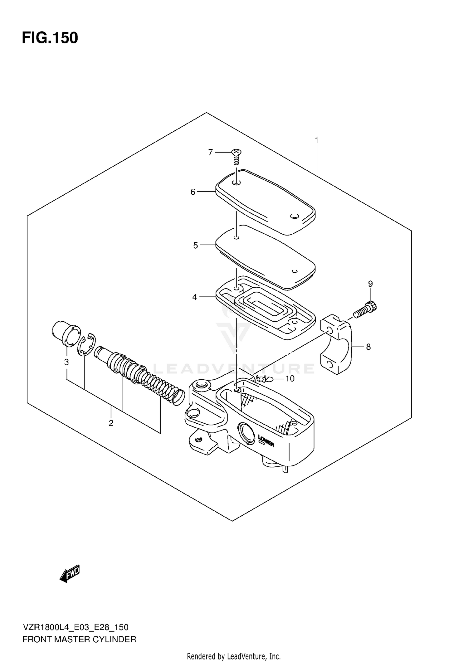 FRONT MASTER CYLINDER (VZR1800L4 E03)