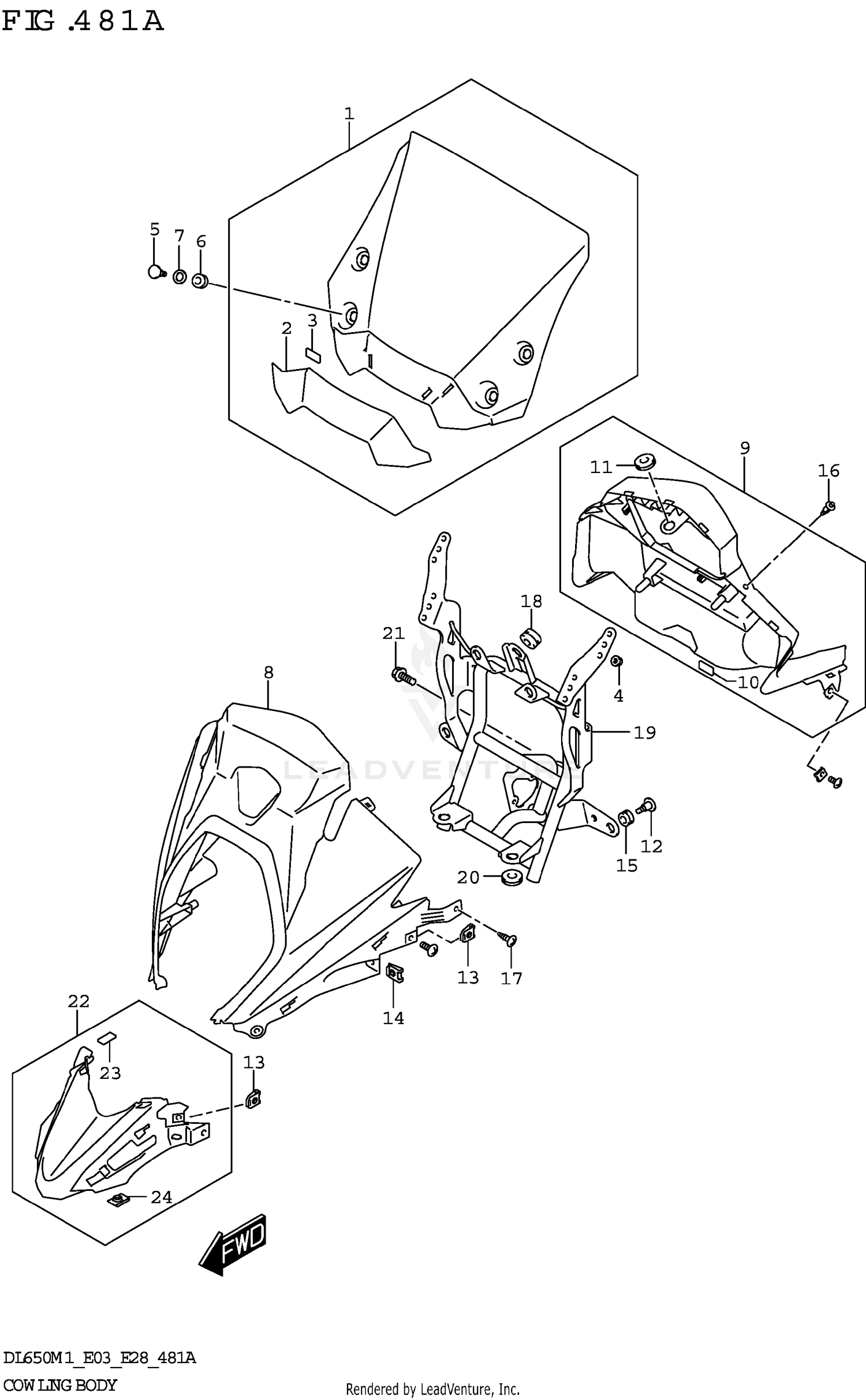 COWLING BODY