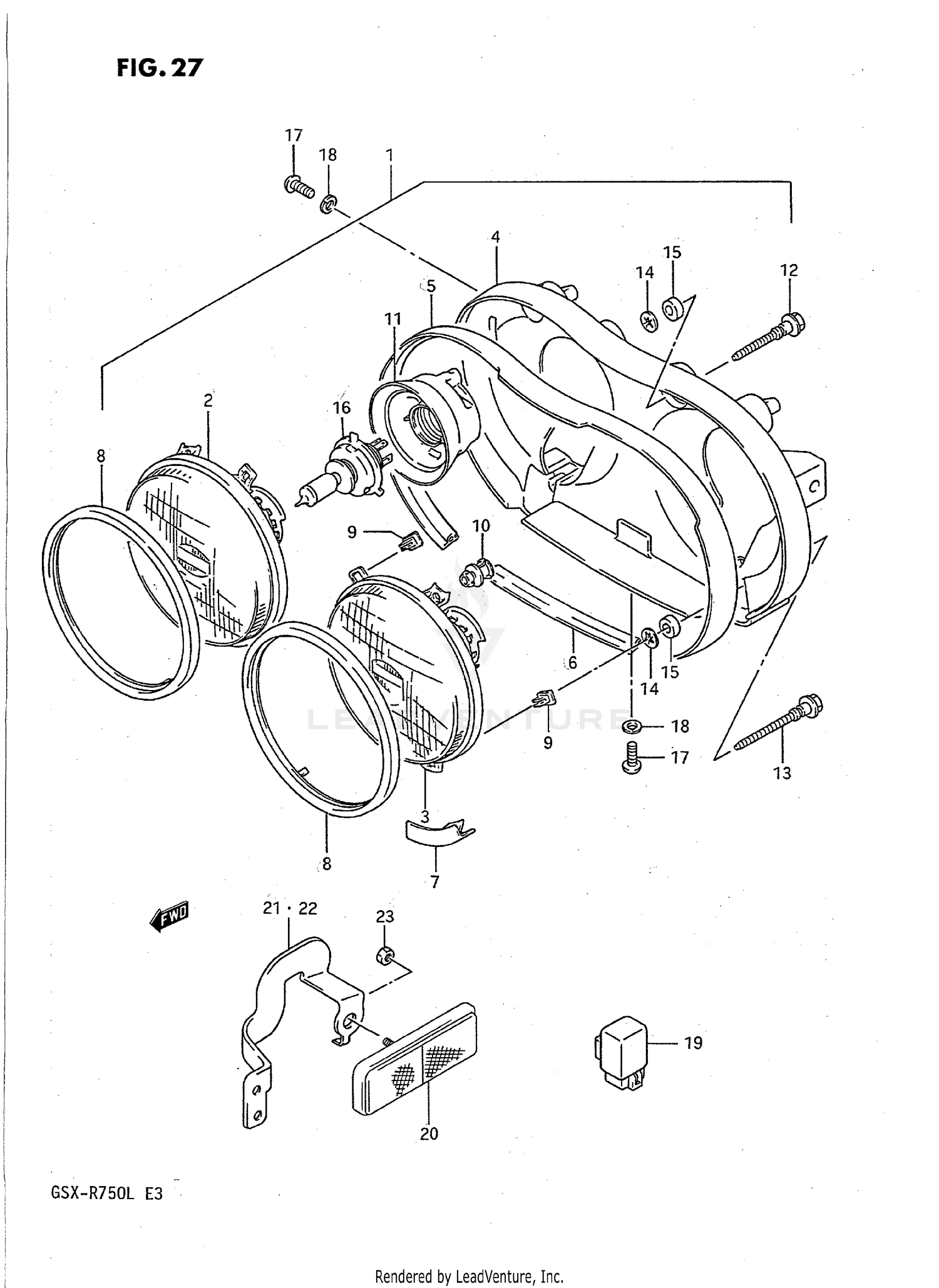HEADLAMP (MODEL J/K)