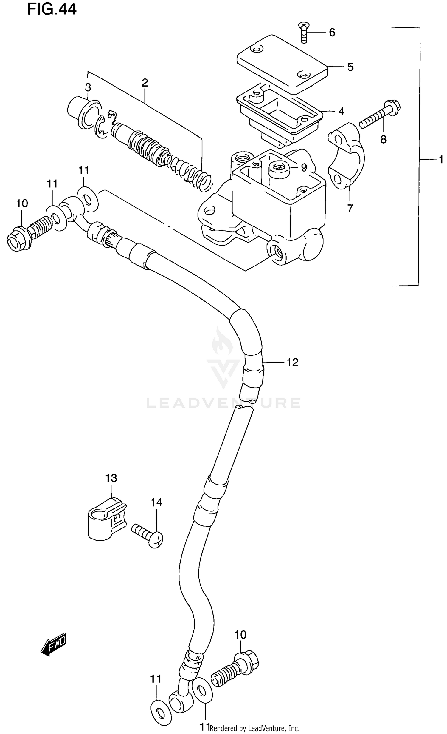 FRONT MASTER CYLINDER