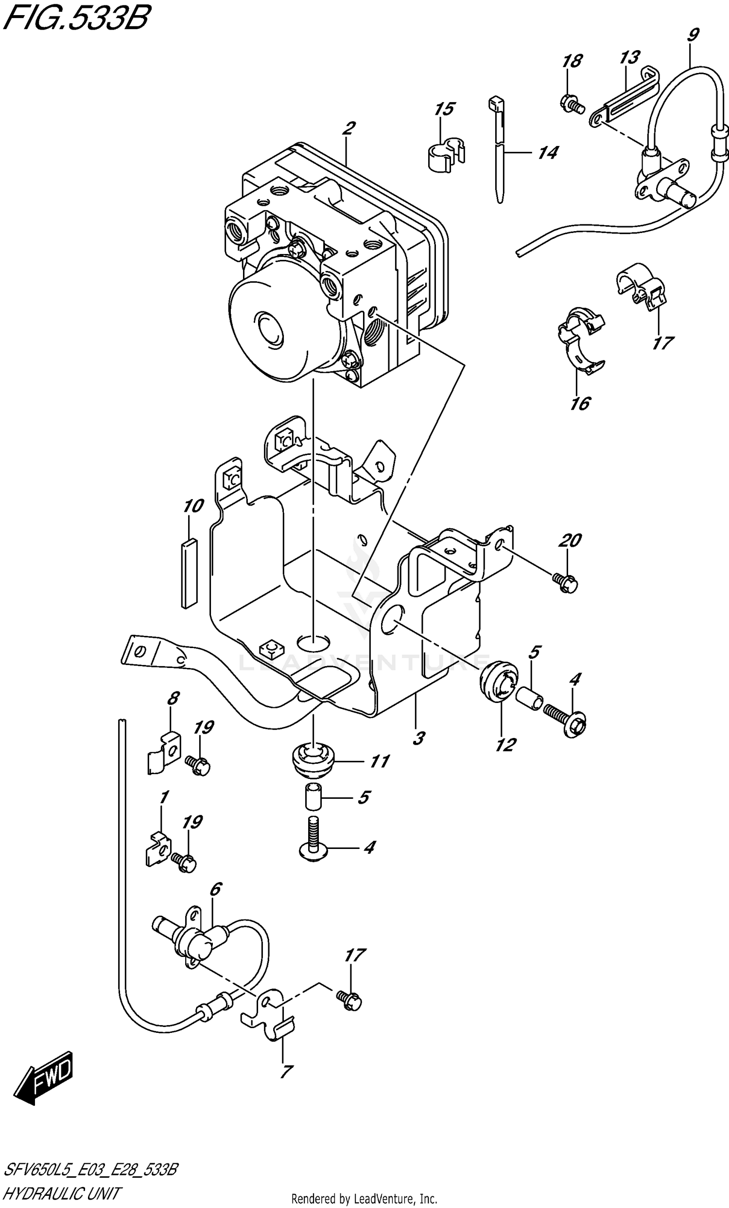 HYDRAULIC UNIT (SFV650AL5 E33)