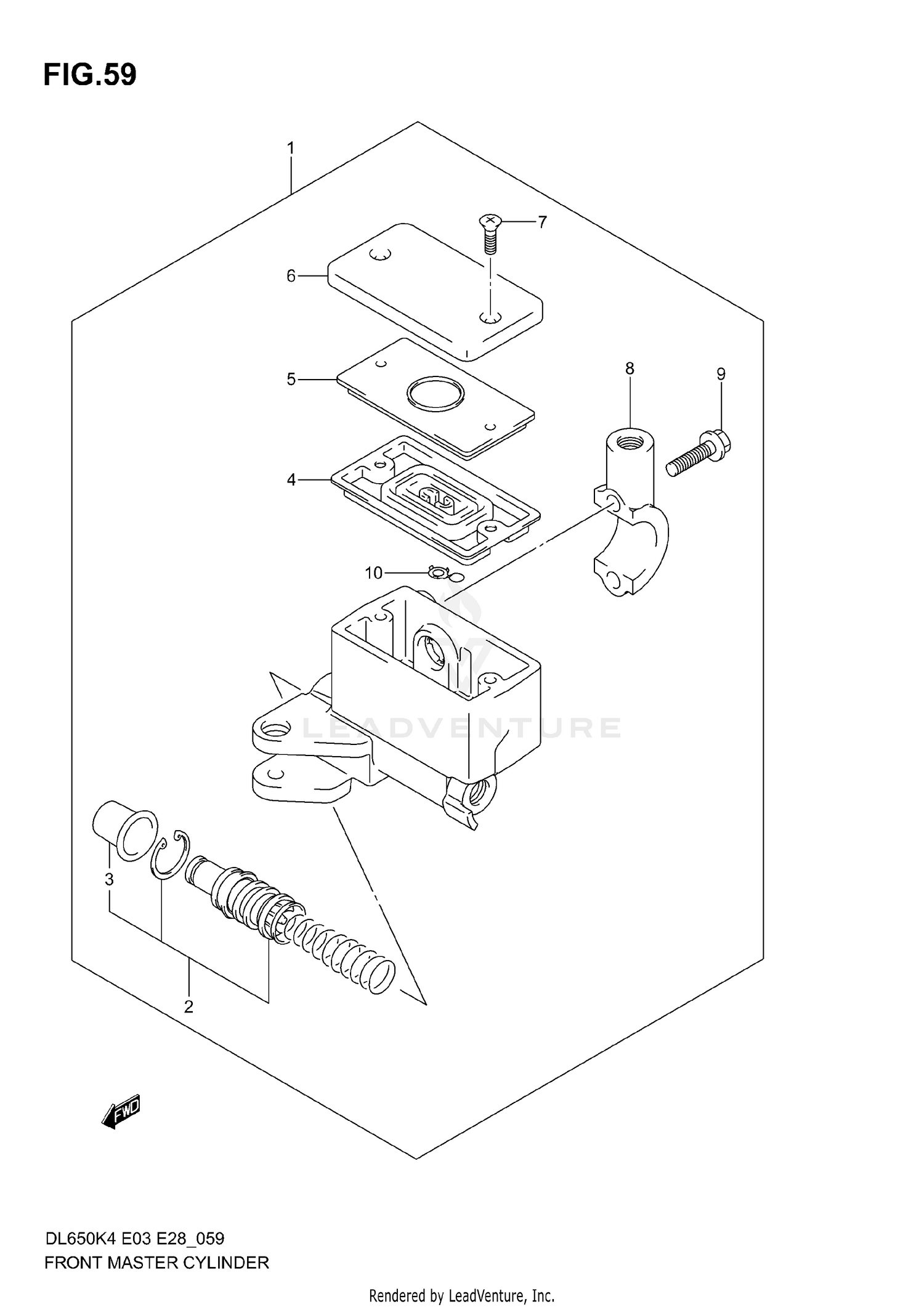 FRONT MASTER CYLINDER