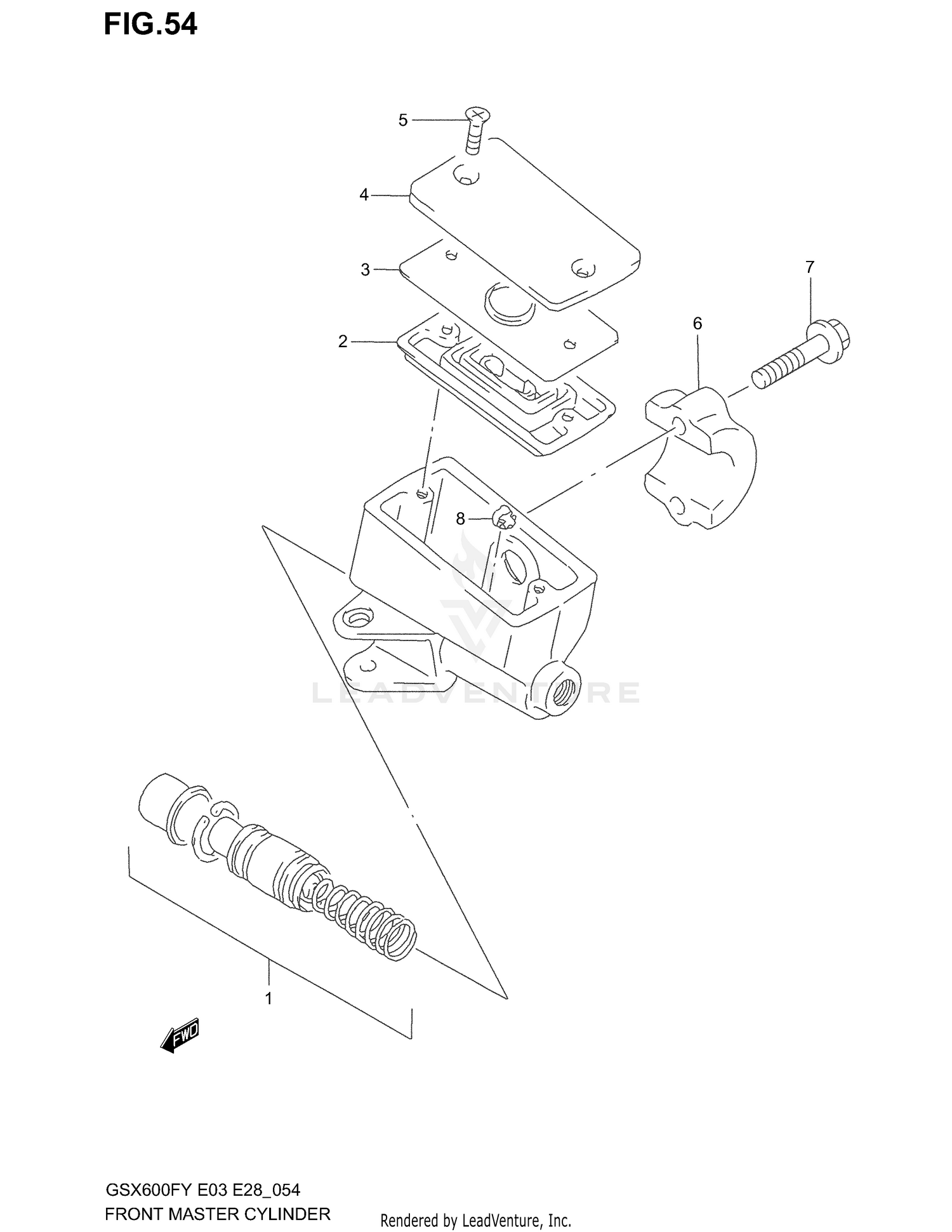 FRONT MASTER CYLINDER