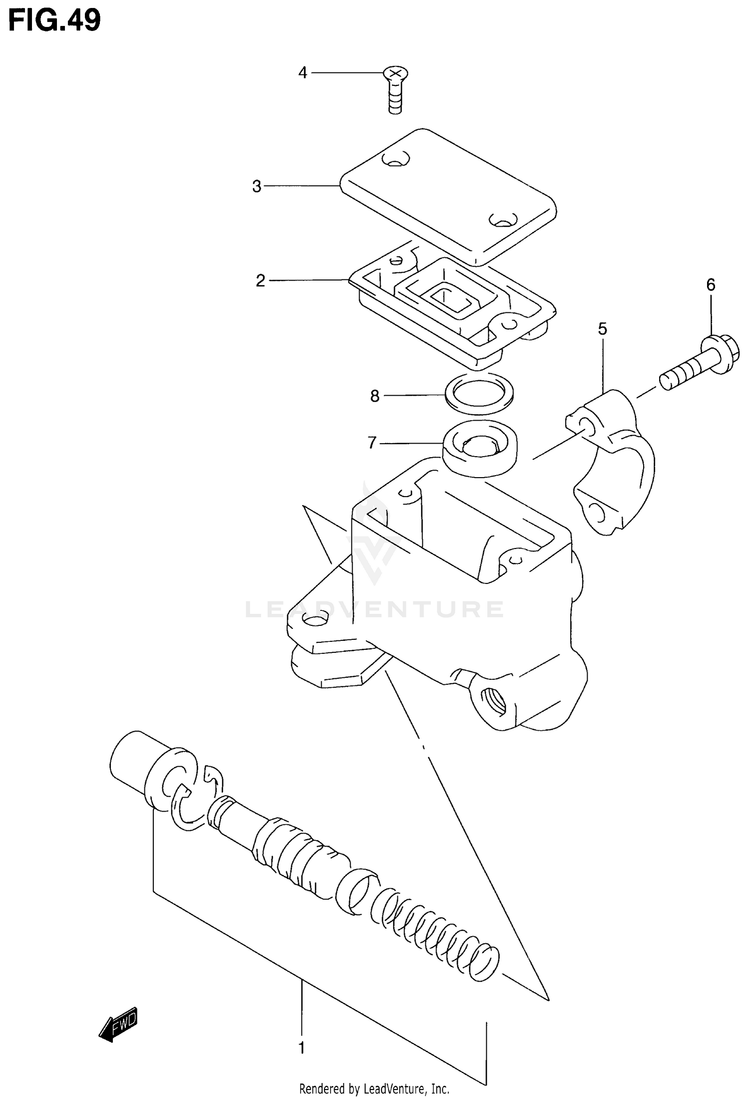 FRONT MASTER CYLINDER