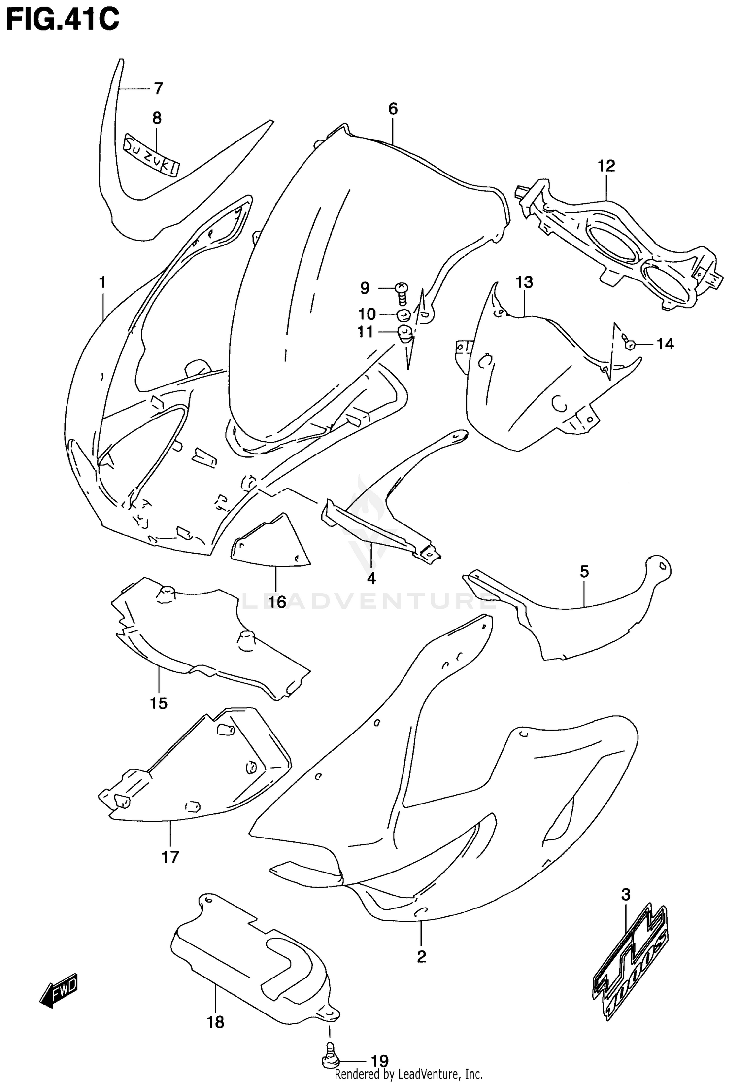 COWLING BODY (MODEL Y)
