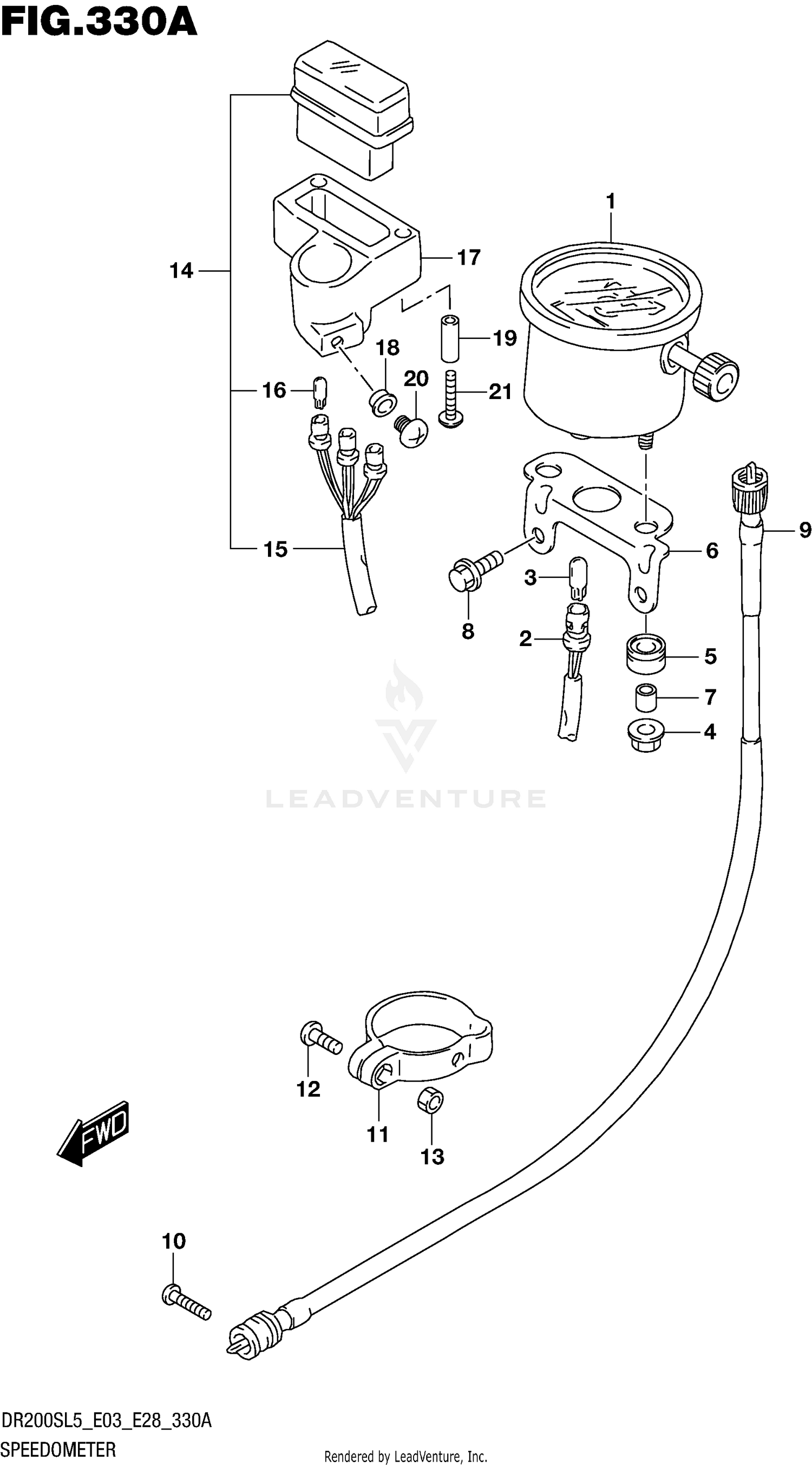 SPEEDOMETER (DR200SL5 E03)