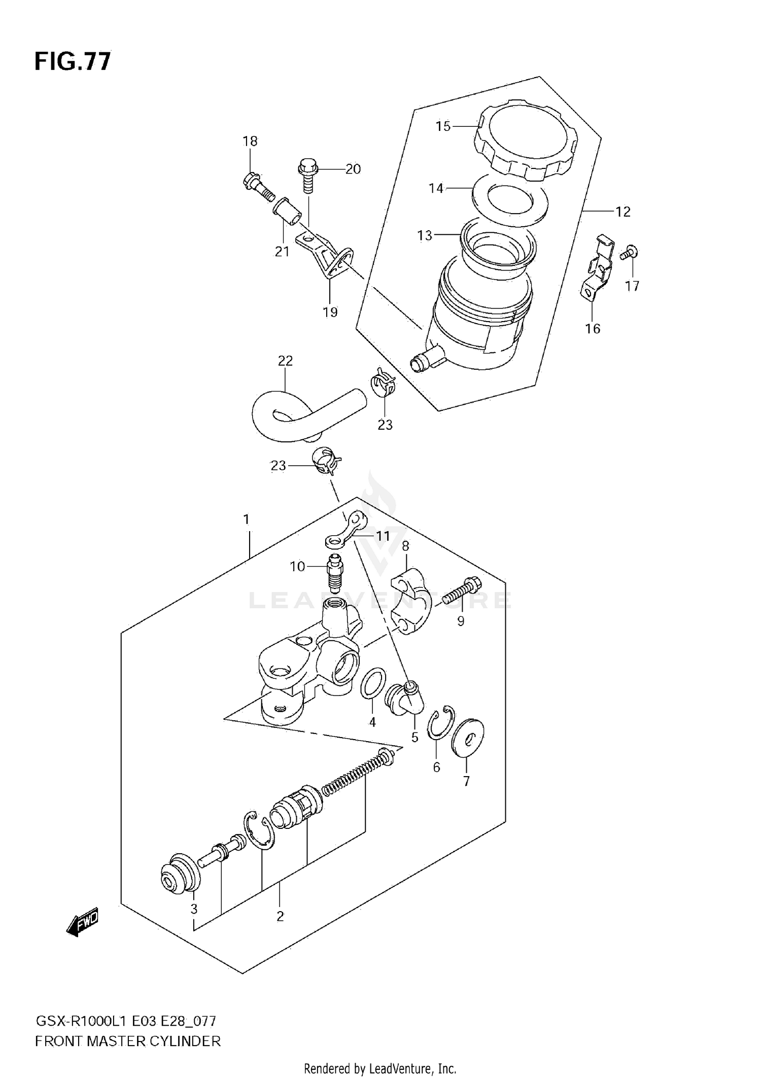 FRONT MASTER CYLINDER