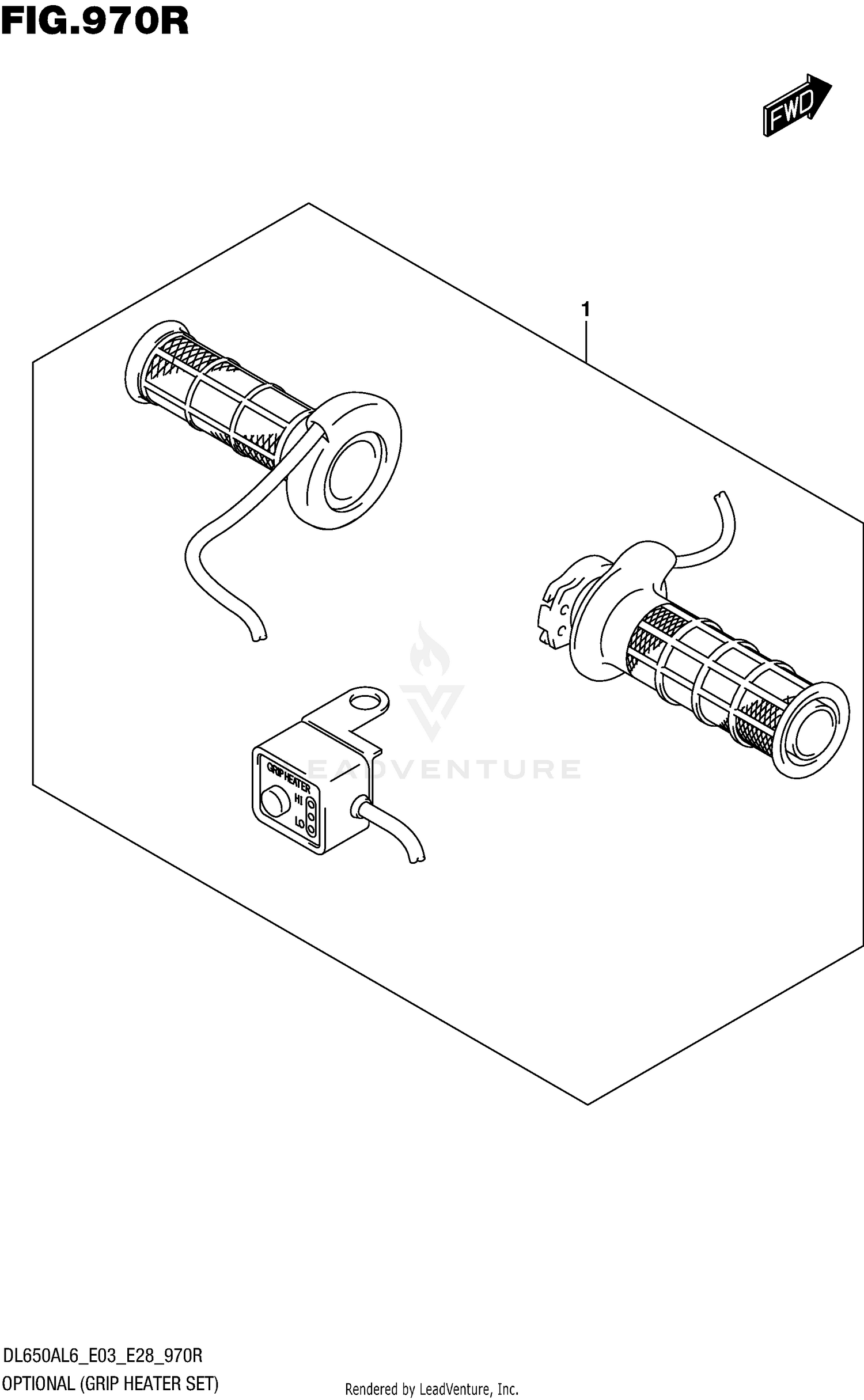 OPTIONAL (GRIP HEATER SET)