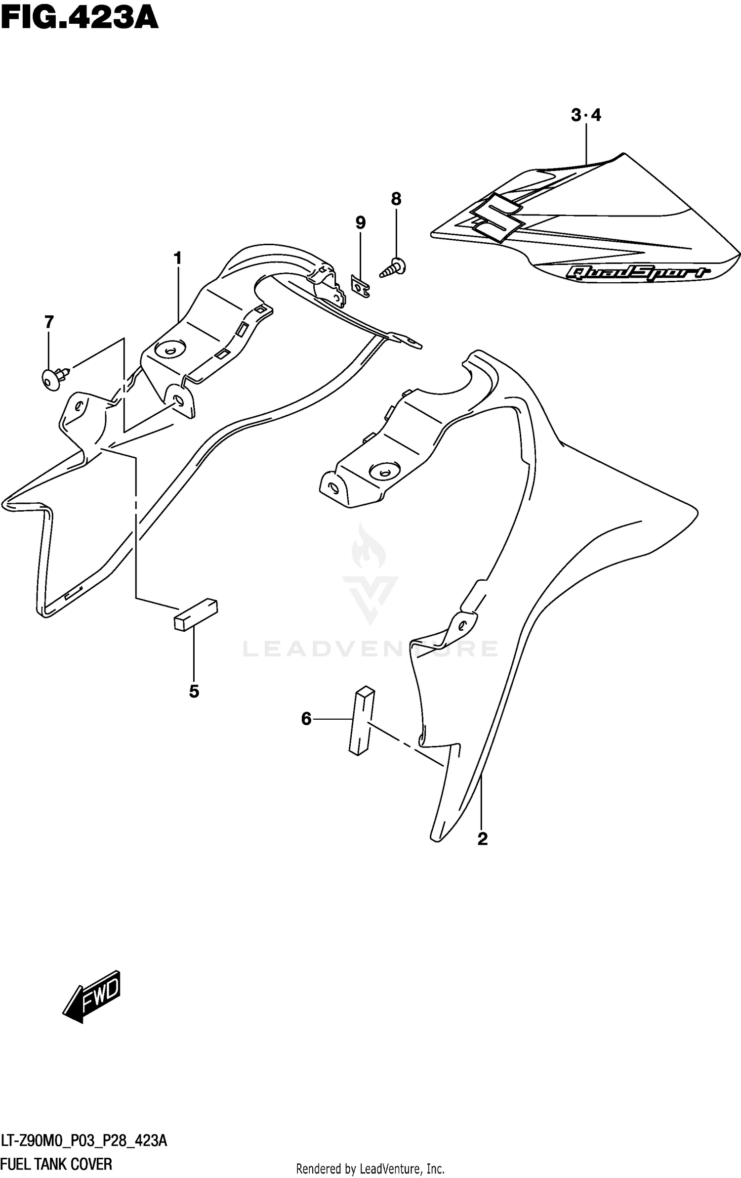 FUEL TANK COVER