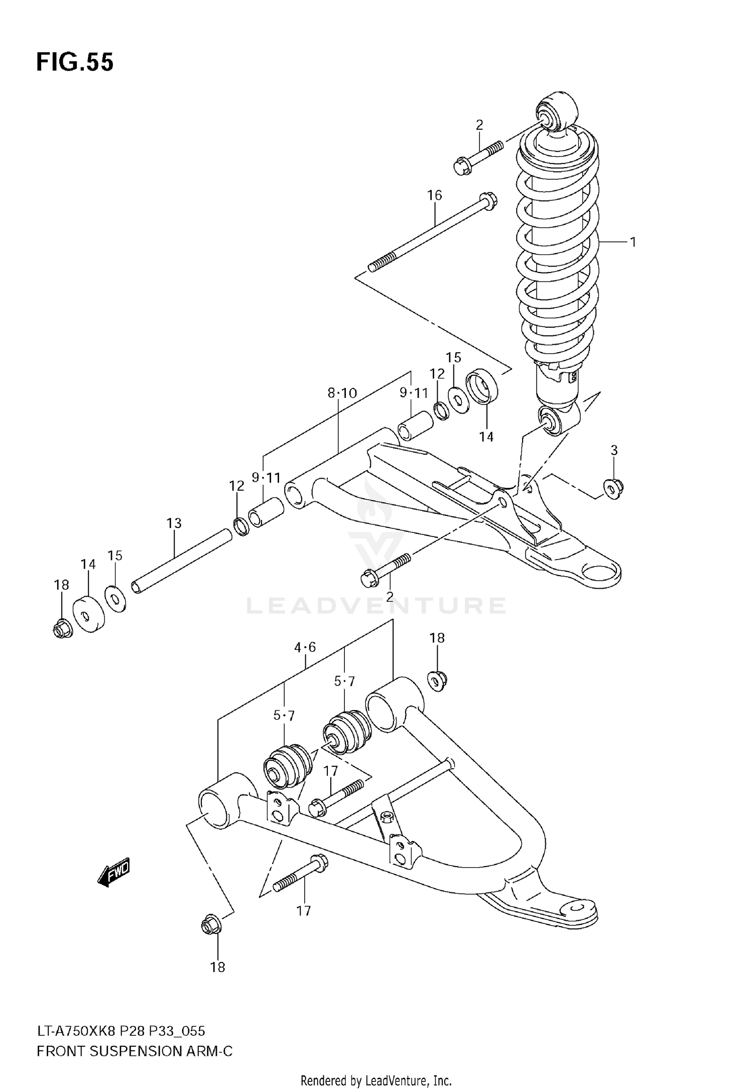 FRONT SUSPENSION ARM