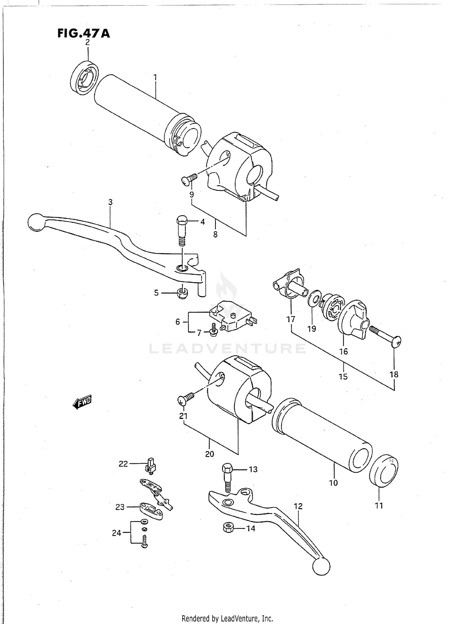 HANDLE SWITCH (MODEL L/M/N/P/R)
