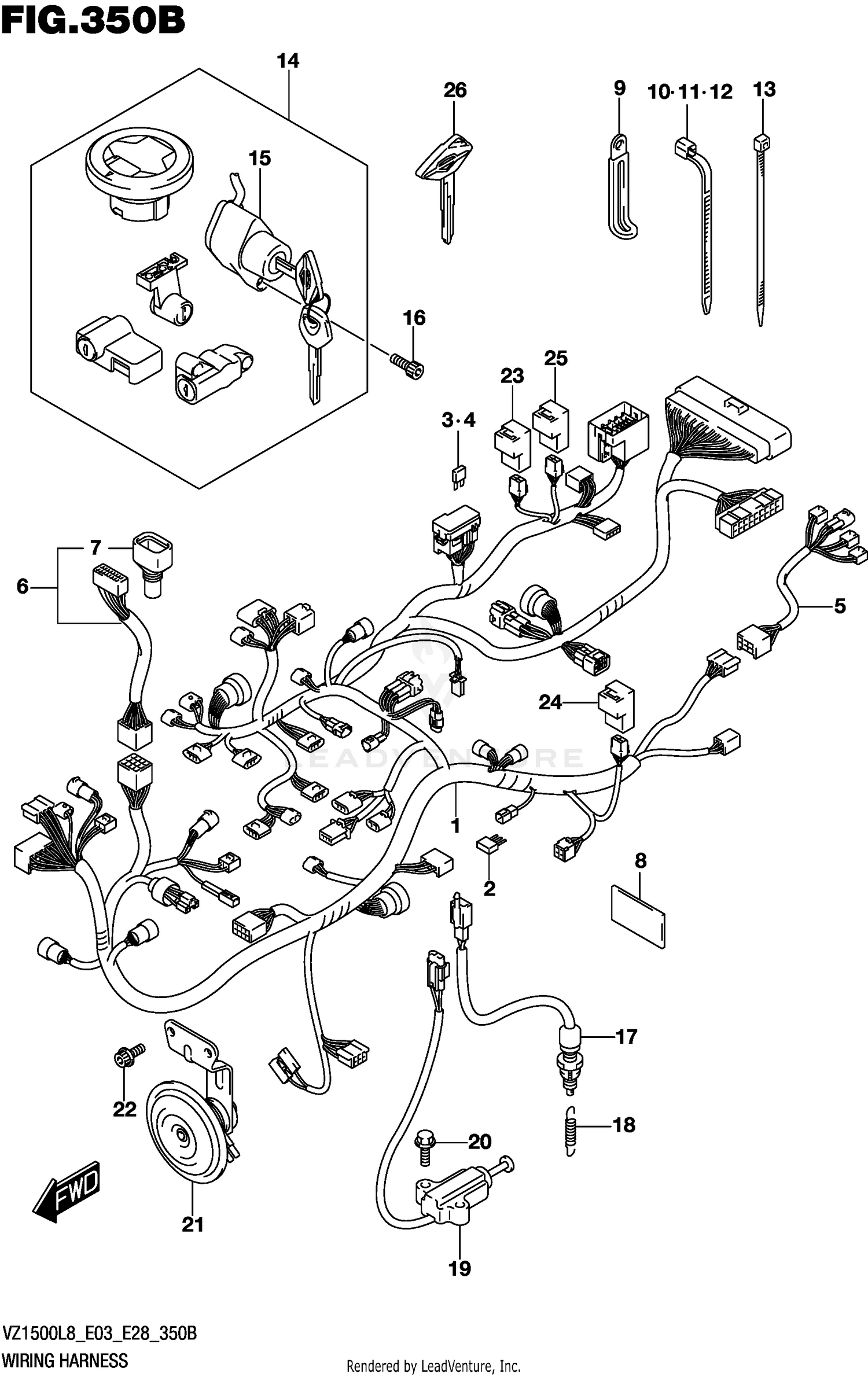 WIRING HARNESS (VZ1500L8 E28)