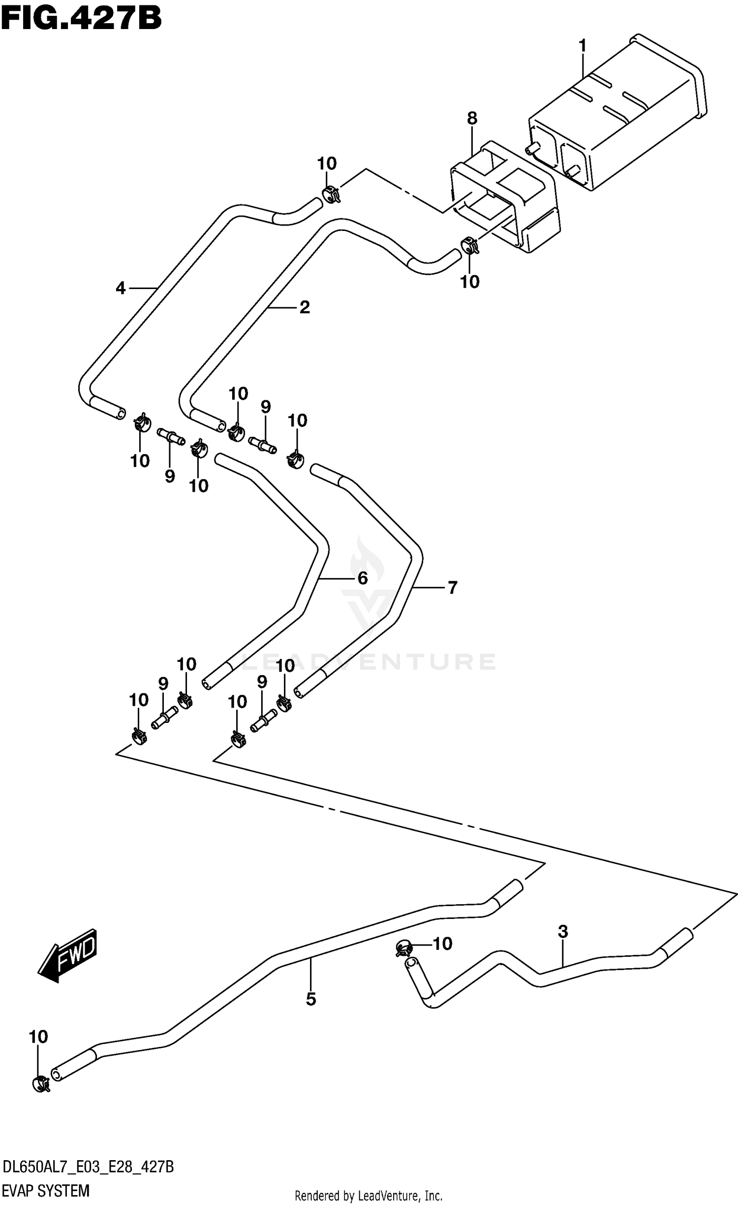 EVAP SYSTEM (DL650XAL7 E33)