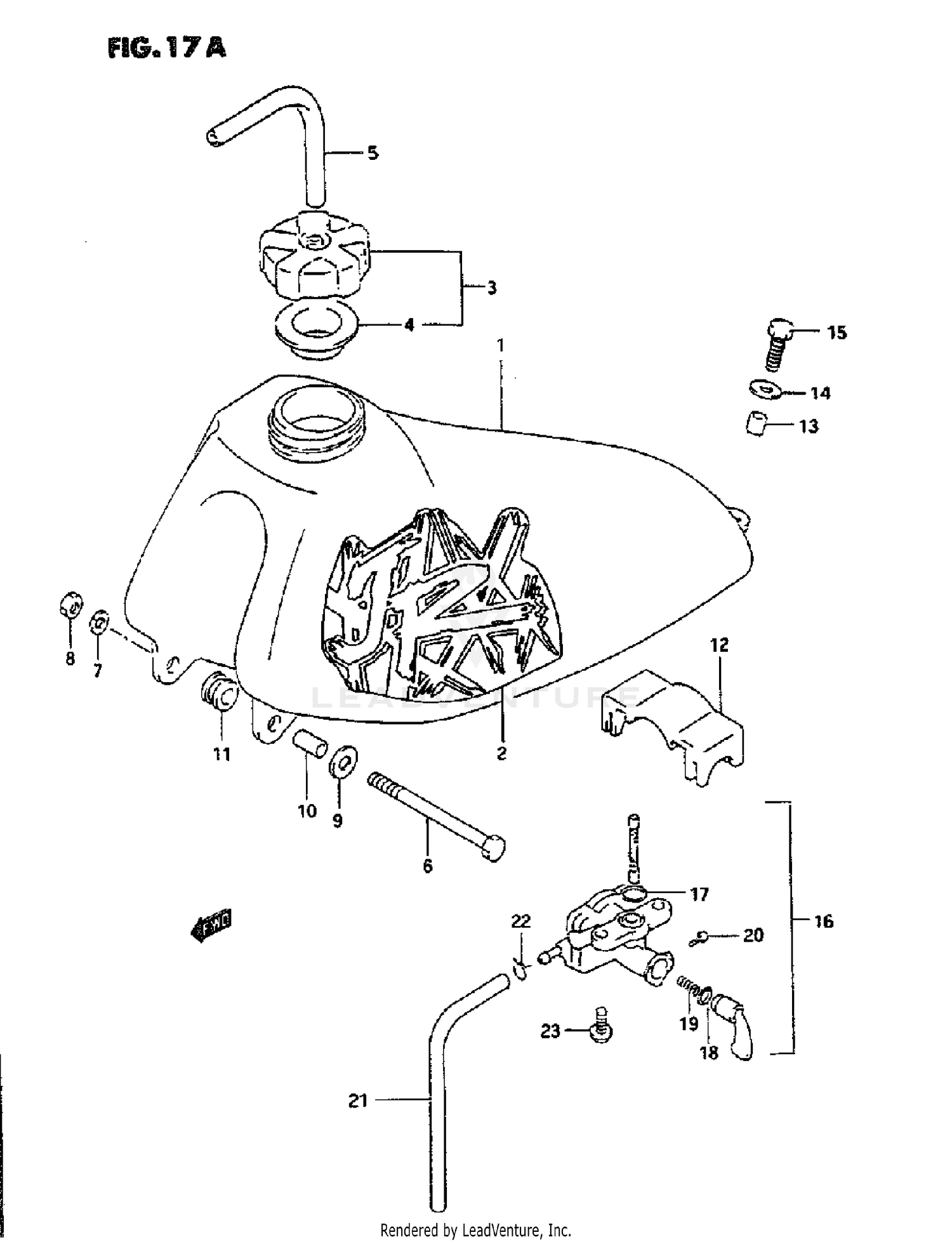 FUEL TANK (MODEL R/S)