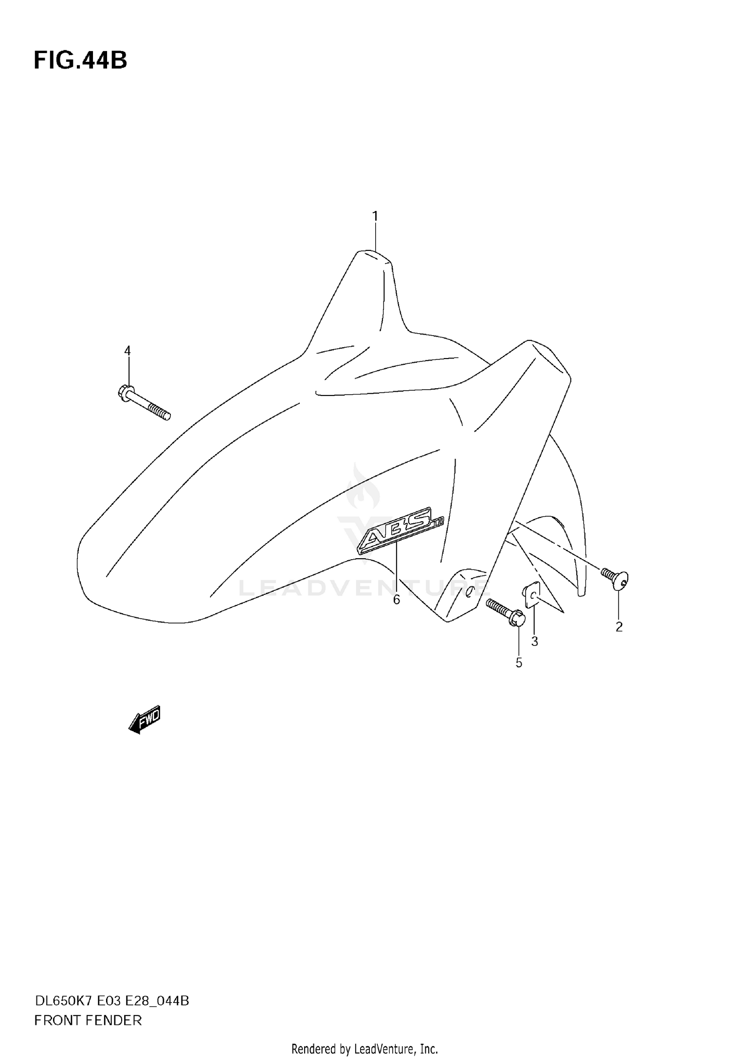 FRONT FENDER (MODEL K9)