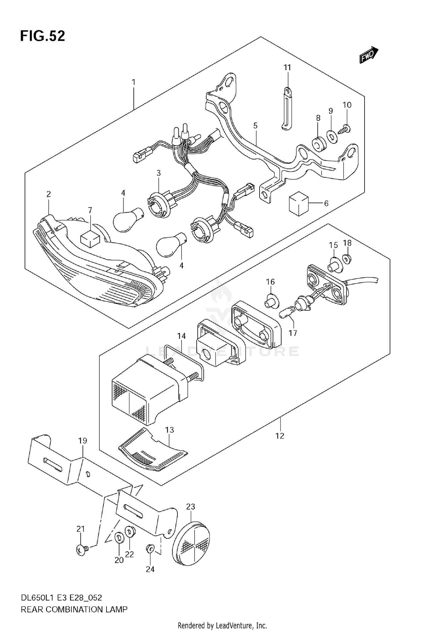 REAR COMBINATION LAMP