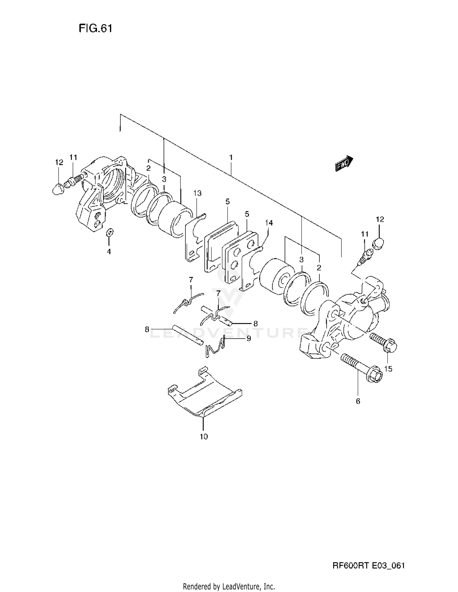 REAR CALIPER (MODEL R)
