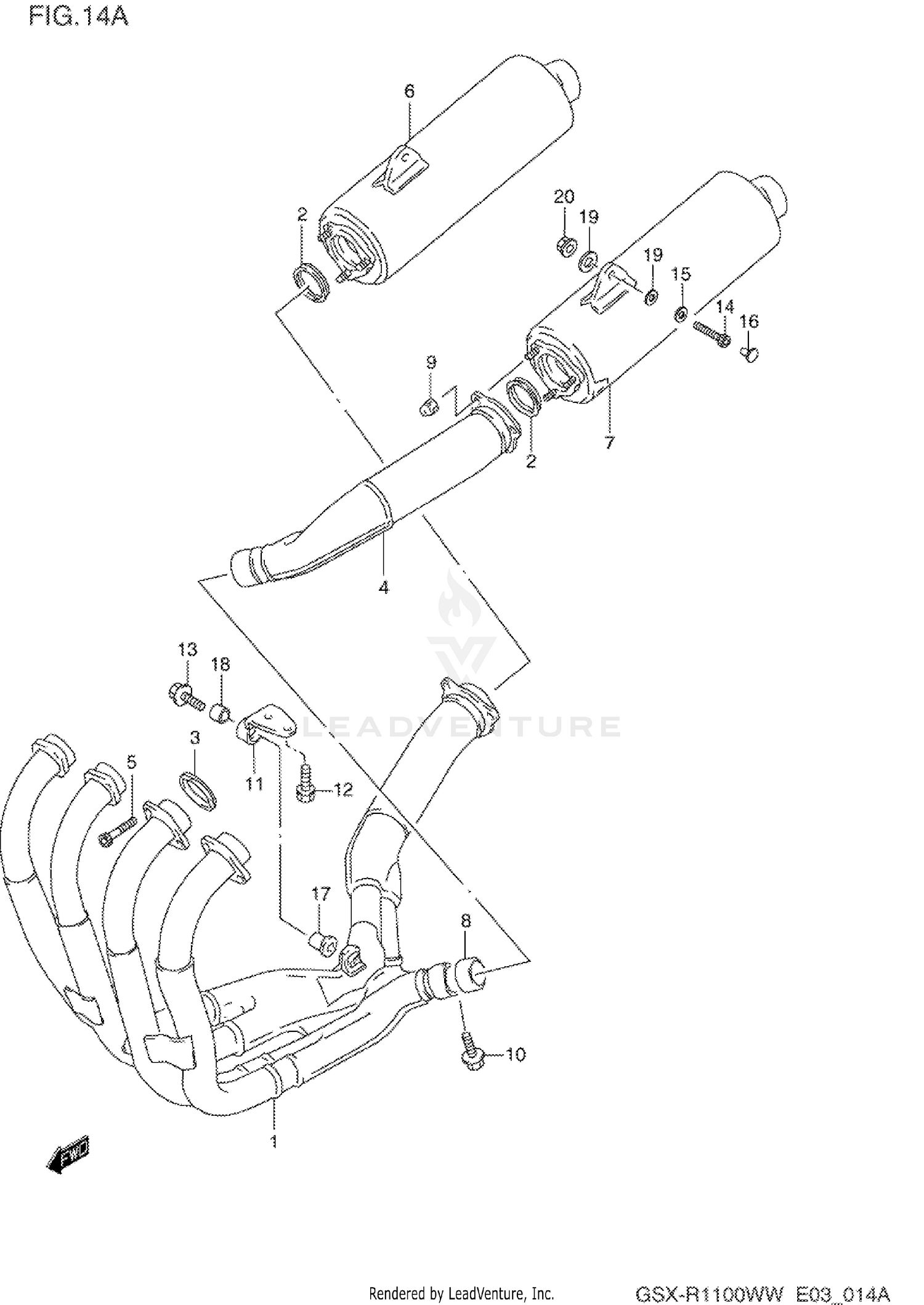 MUFFLER (MODEL S/T/V/W)