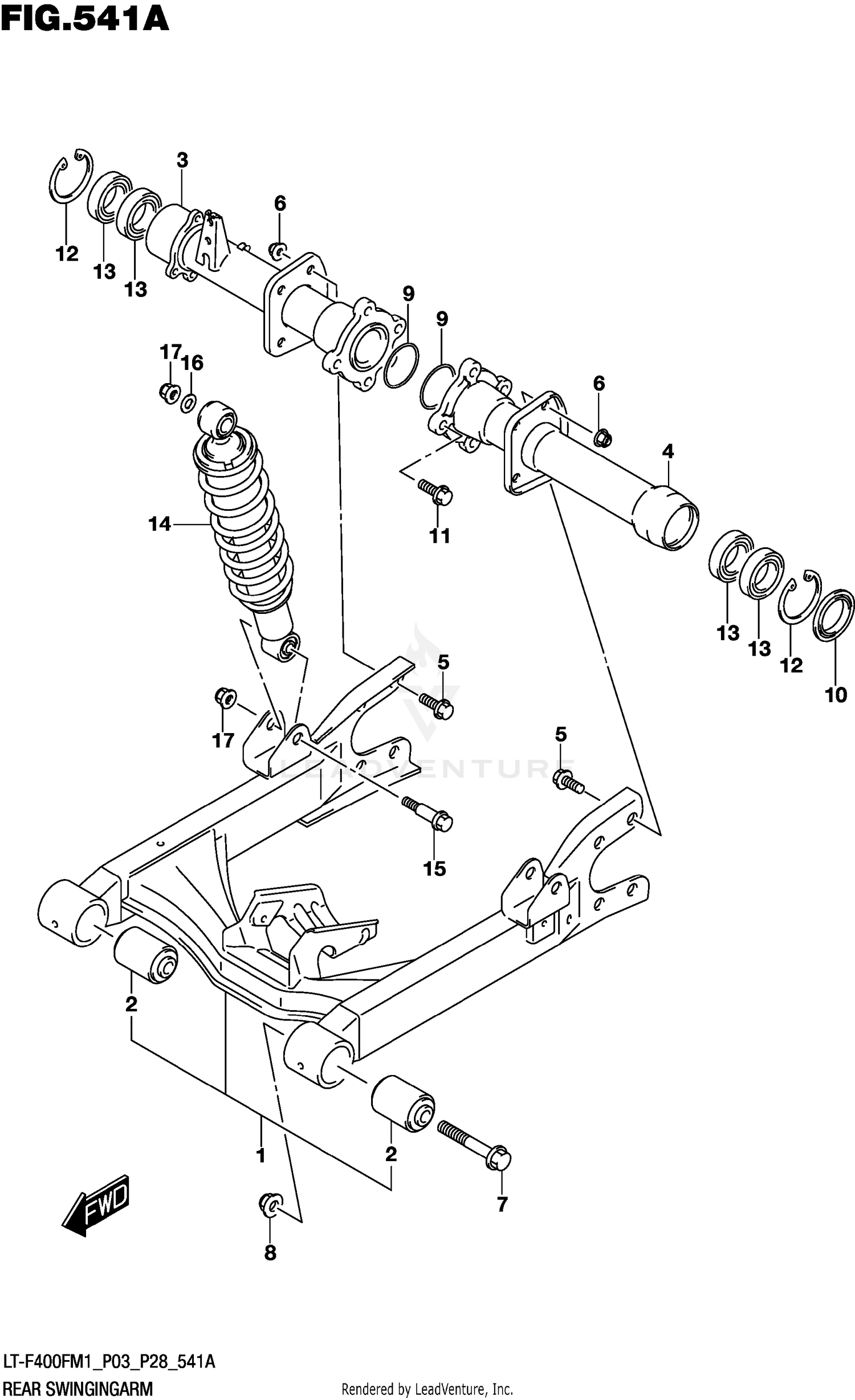 REAR SWINGINGARM