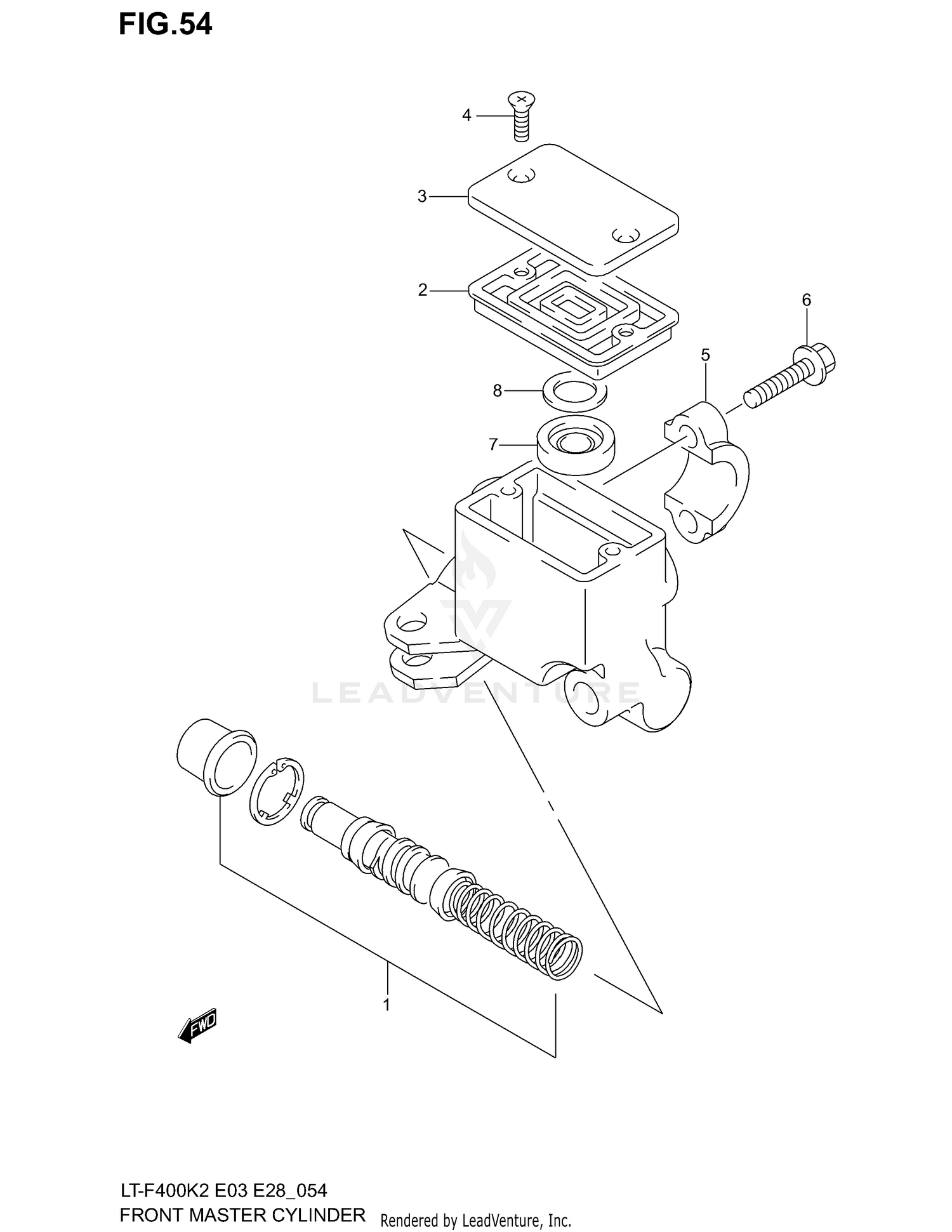 FRONT MASTER CYLINDER
