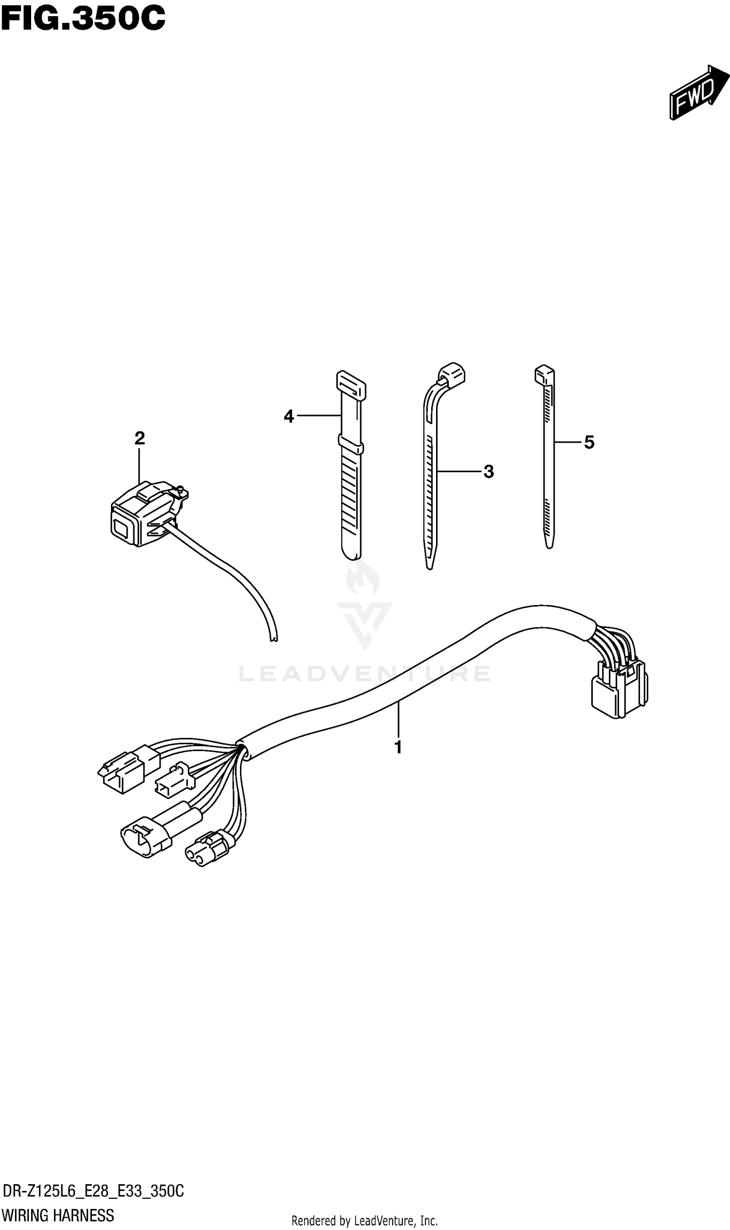 WIRING HARNESS (DR-Z125LL6 E33)