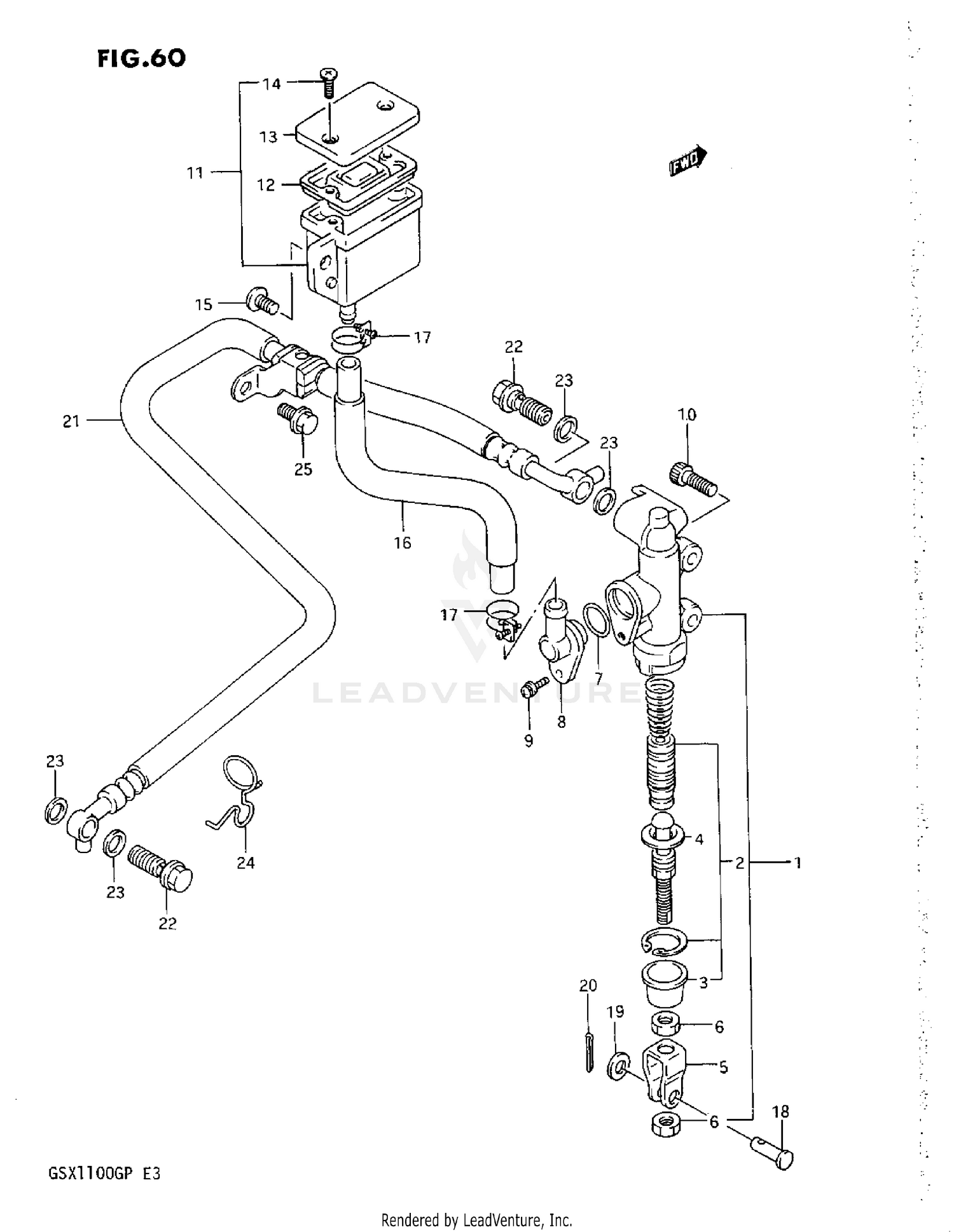 REAR MASTER CYLINDER