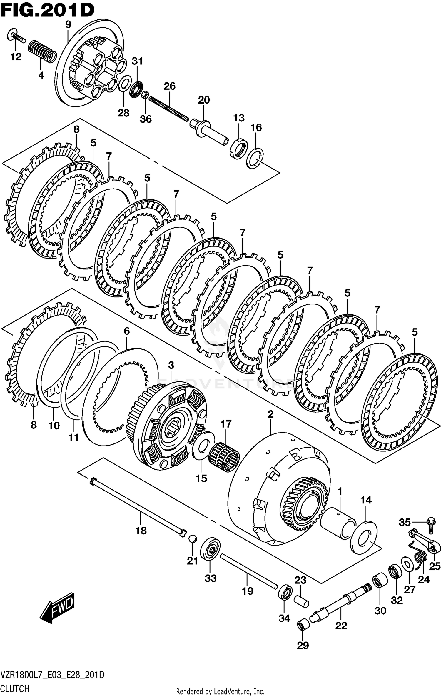 CLUTCH (VZR1800BZL7 E33)