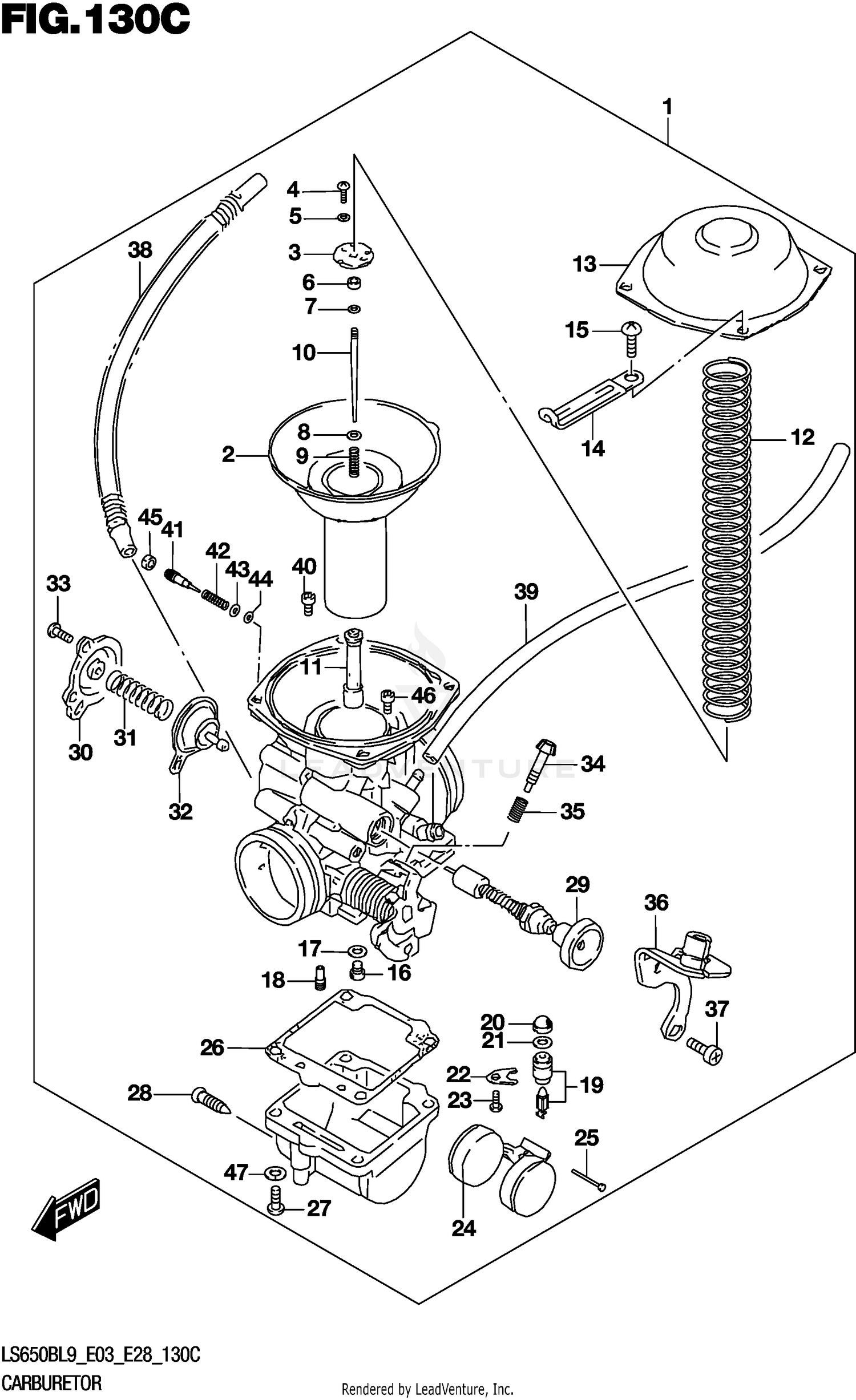 CARBURETOR (LS650BL9 E33)