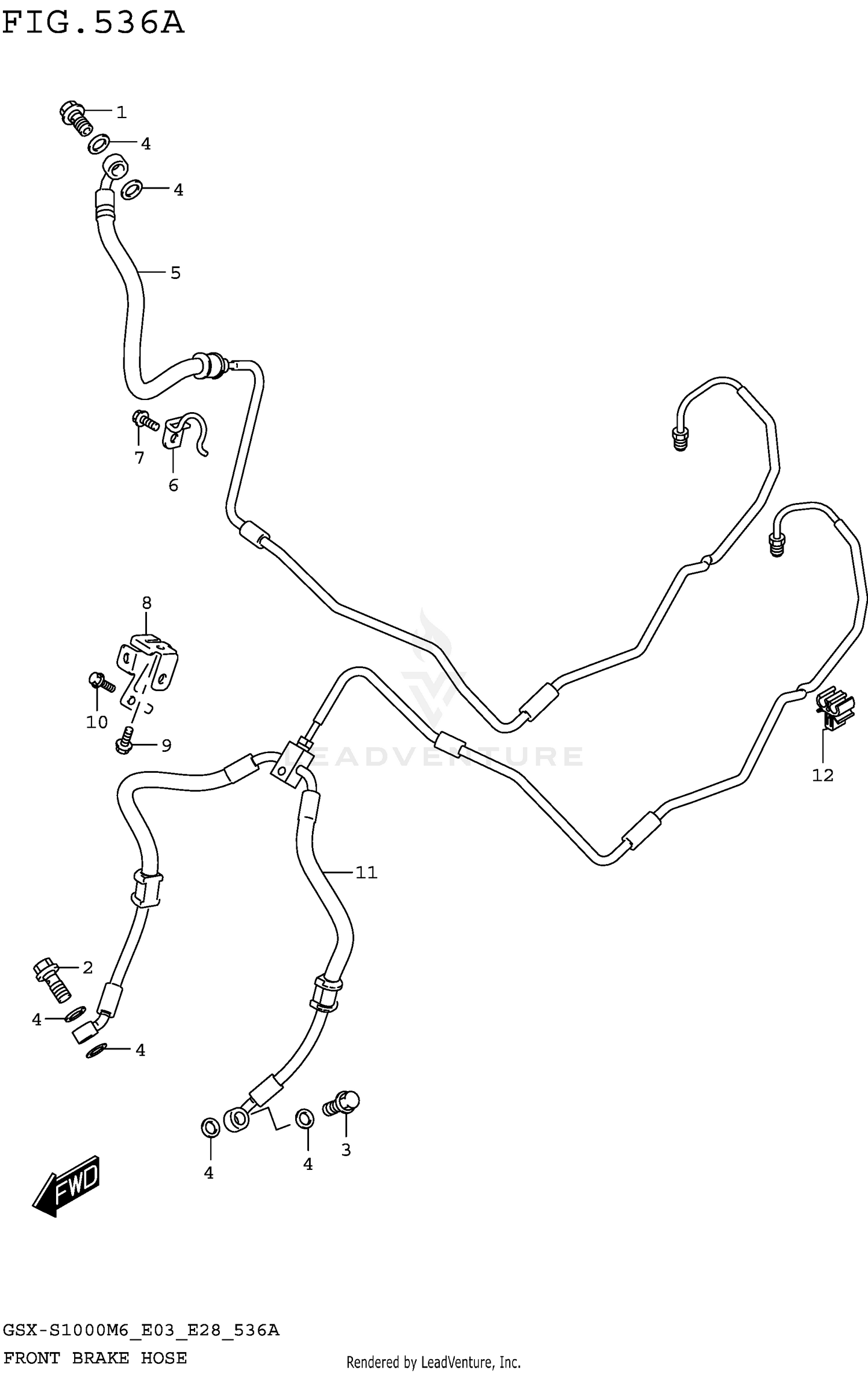 FRONT BRAKE HOSE
