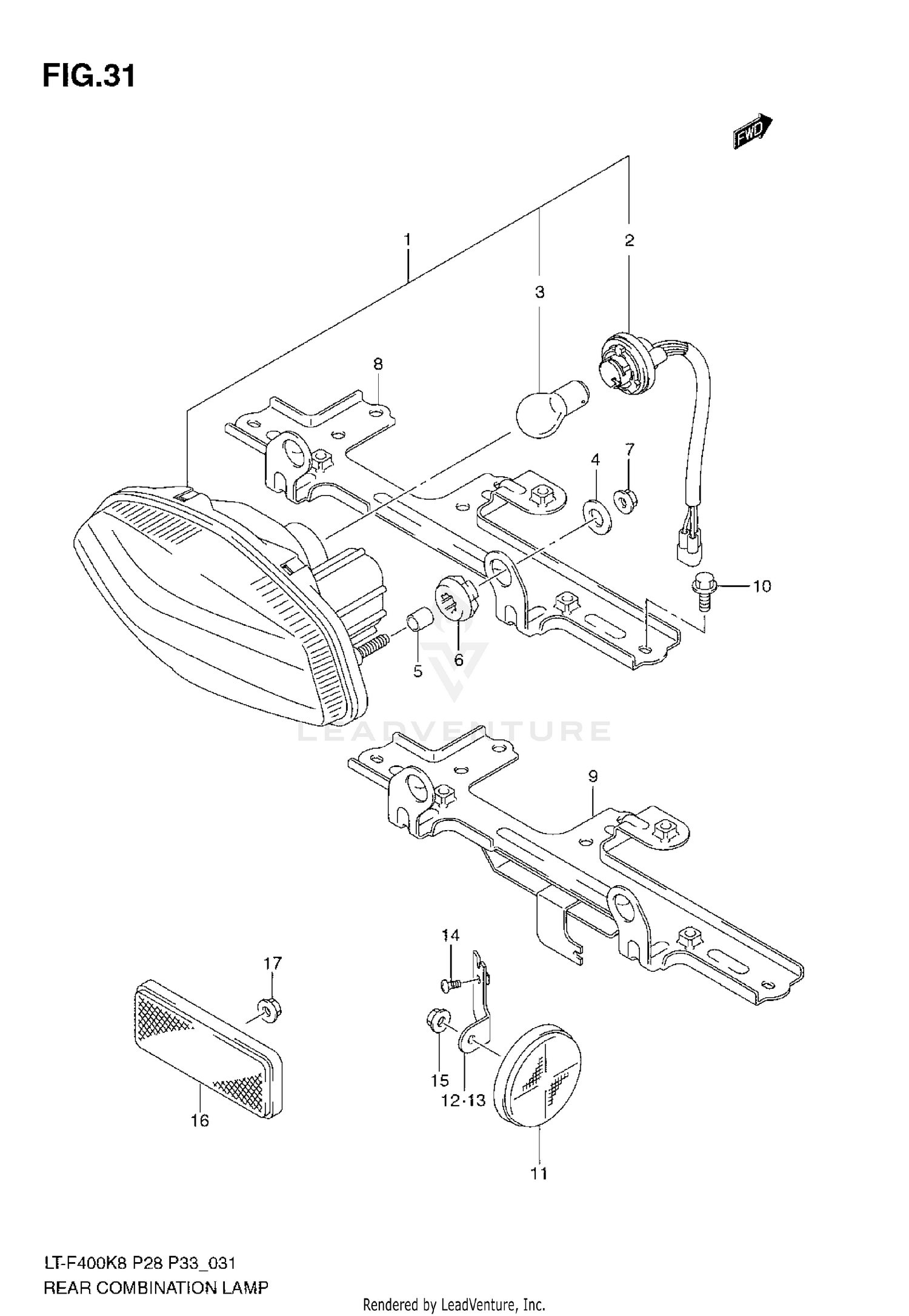 REAR COMBINATION LAMP