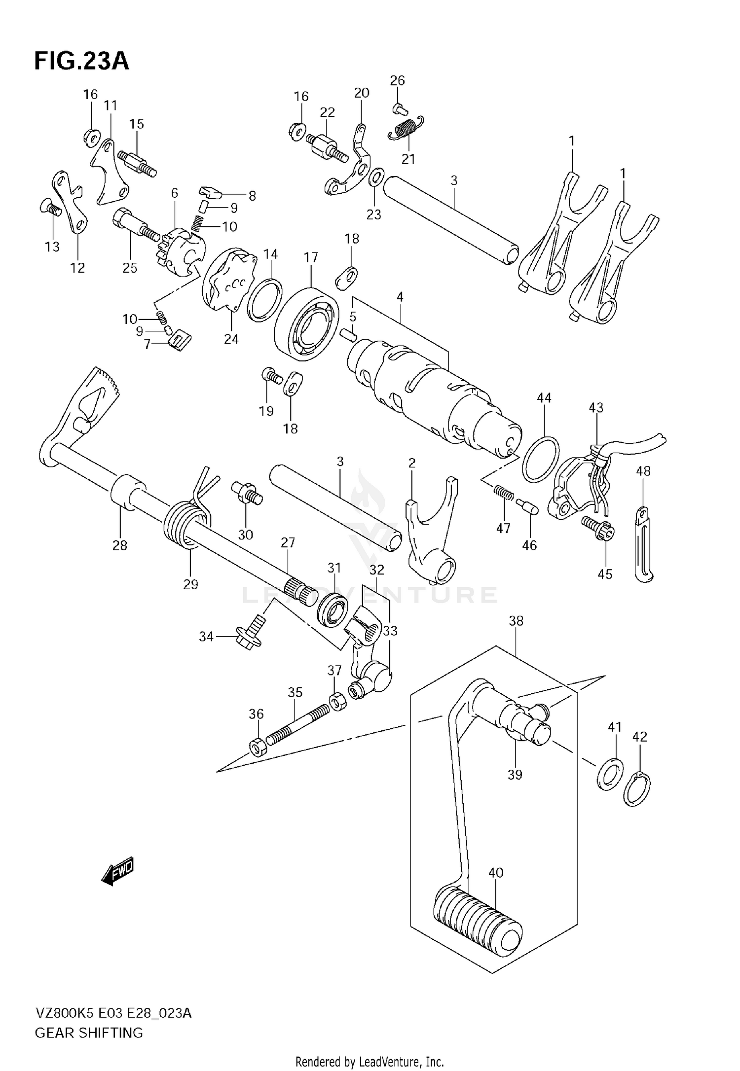 GEAR SHIFTING (MODEL K9)