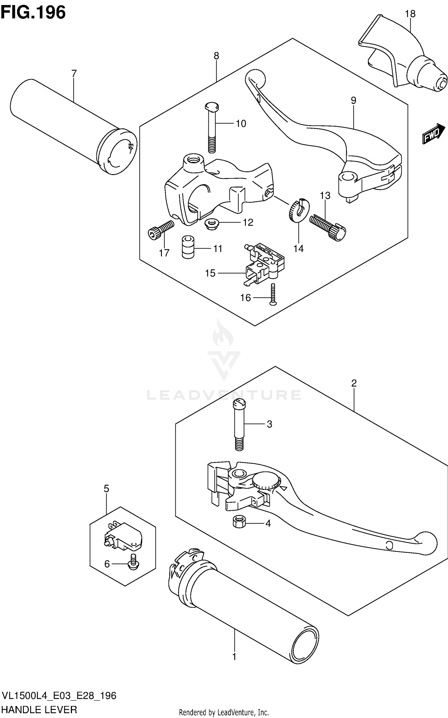 HANDLE LEVER (VL1500BL4 E33)