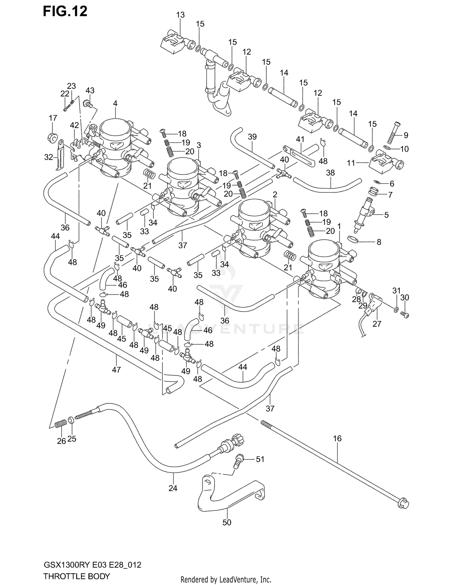 THROTTLE BODY (MODEL X/Y)