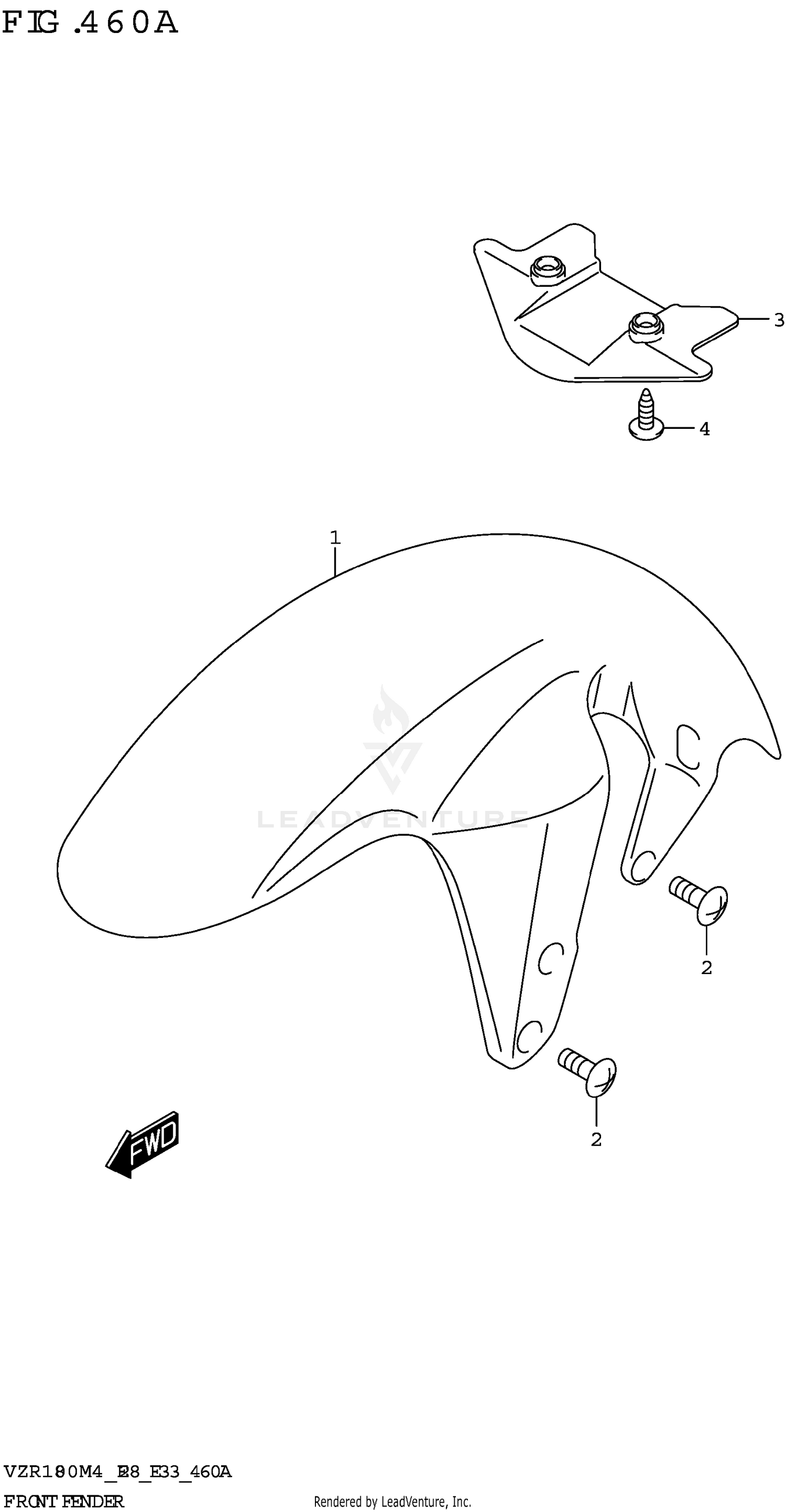 FRONT FENDER (VZR1800)