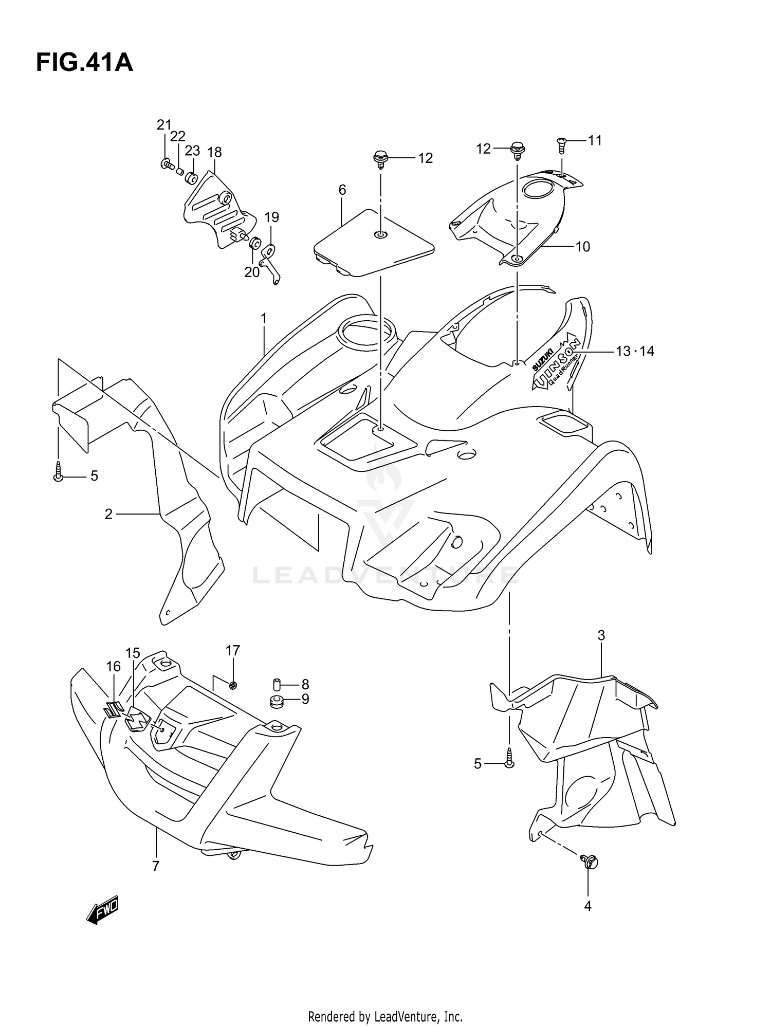 FRONT FENDER (MODEL K5)
