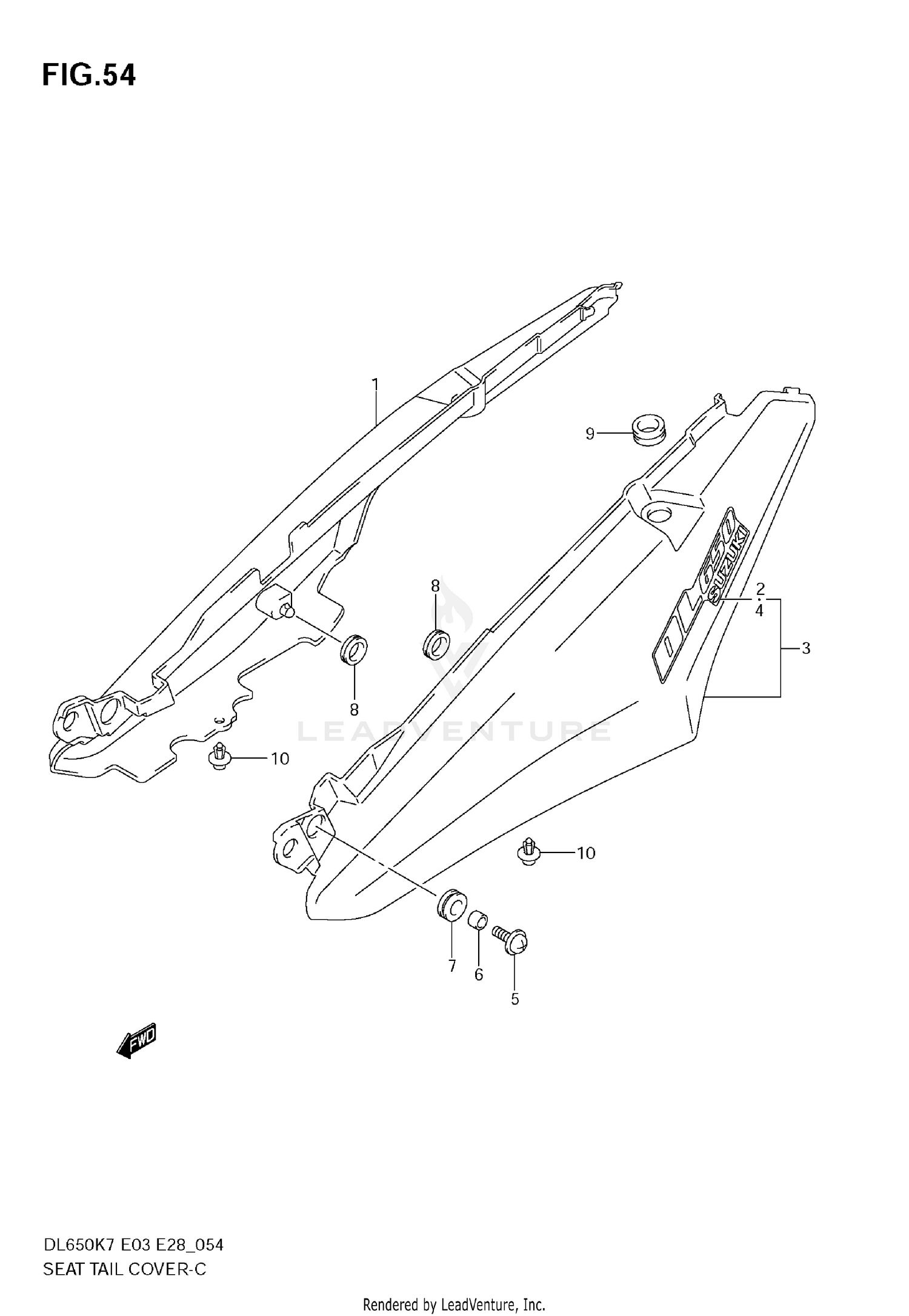 SEAT TAIL COVER (MODEL K7)