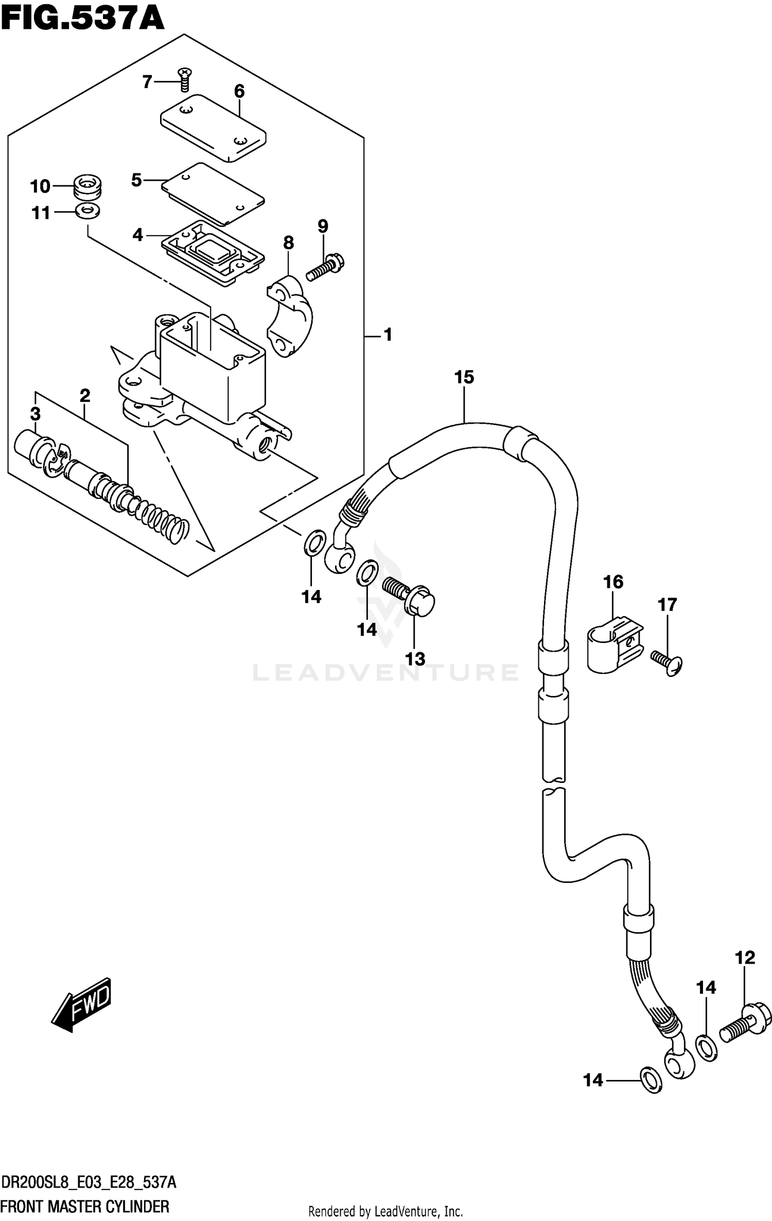 FRONT MASTER CYLINDER